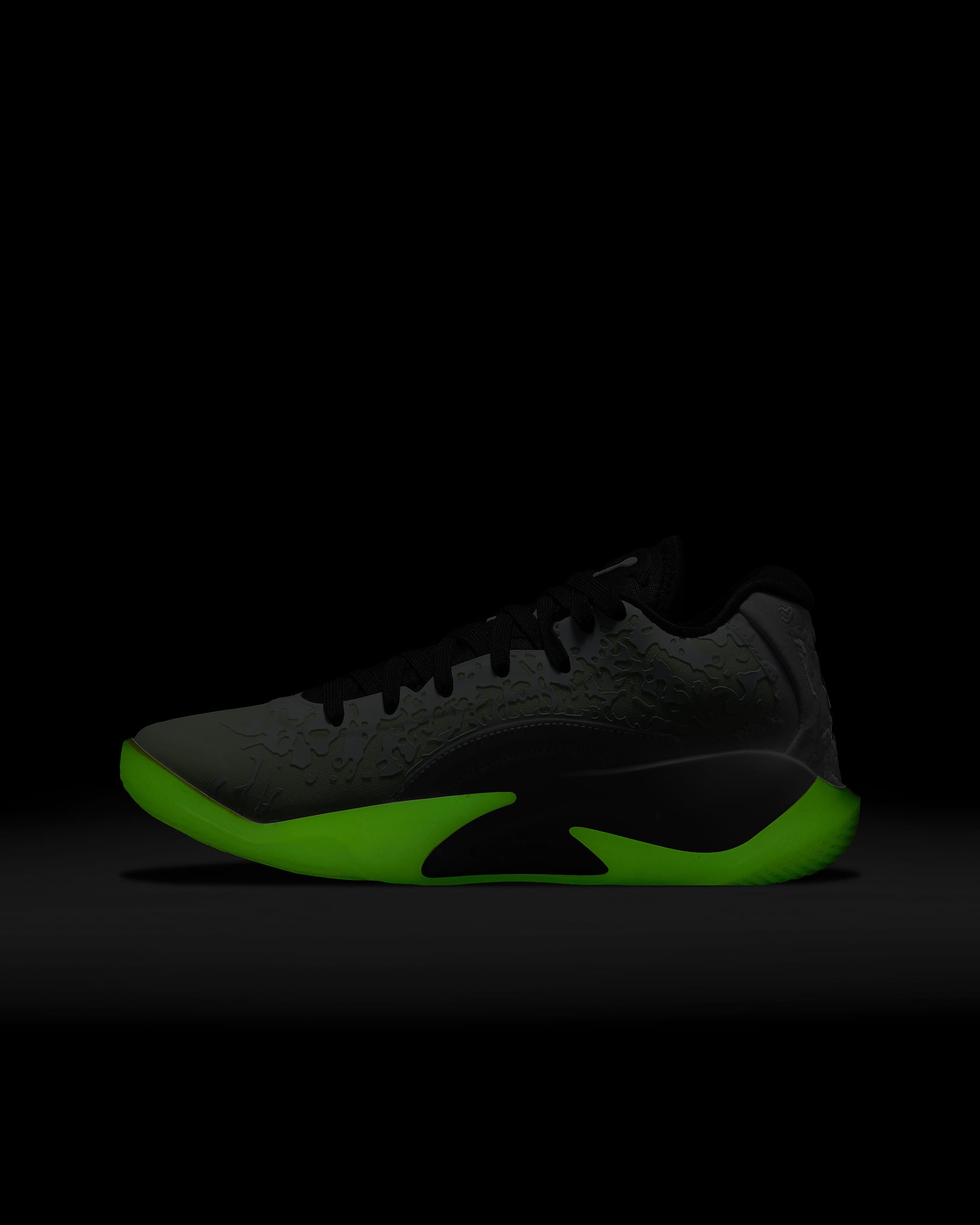 Chaussure de basket Zion 3 pour ado - Blanc/Noir/Barely Volt/Blanc