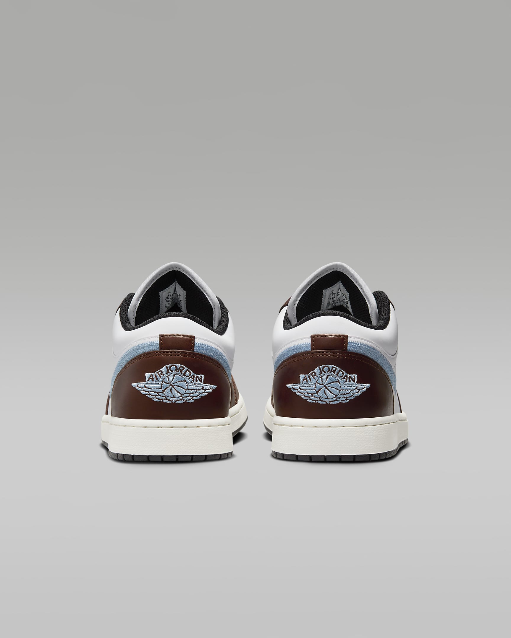 Air Jordan 1 Low SE Men's Shoes - White/Black/Sail/Blue Grey