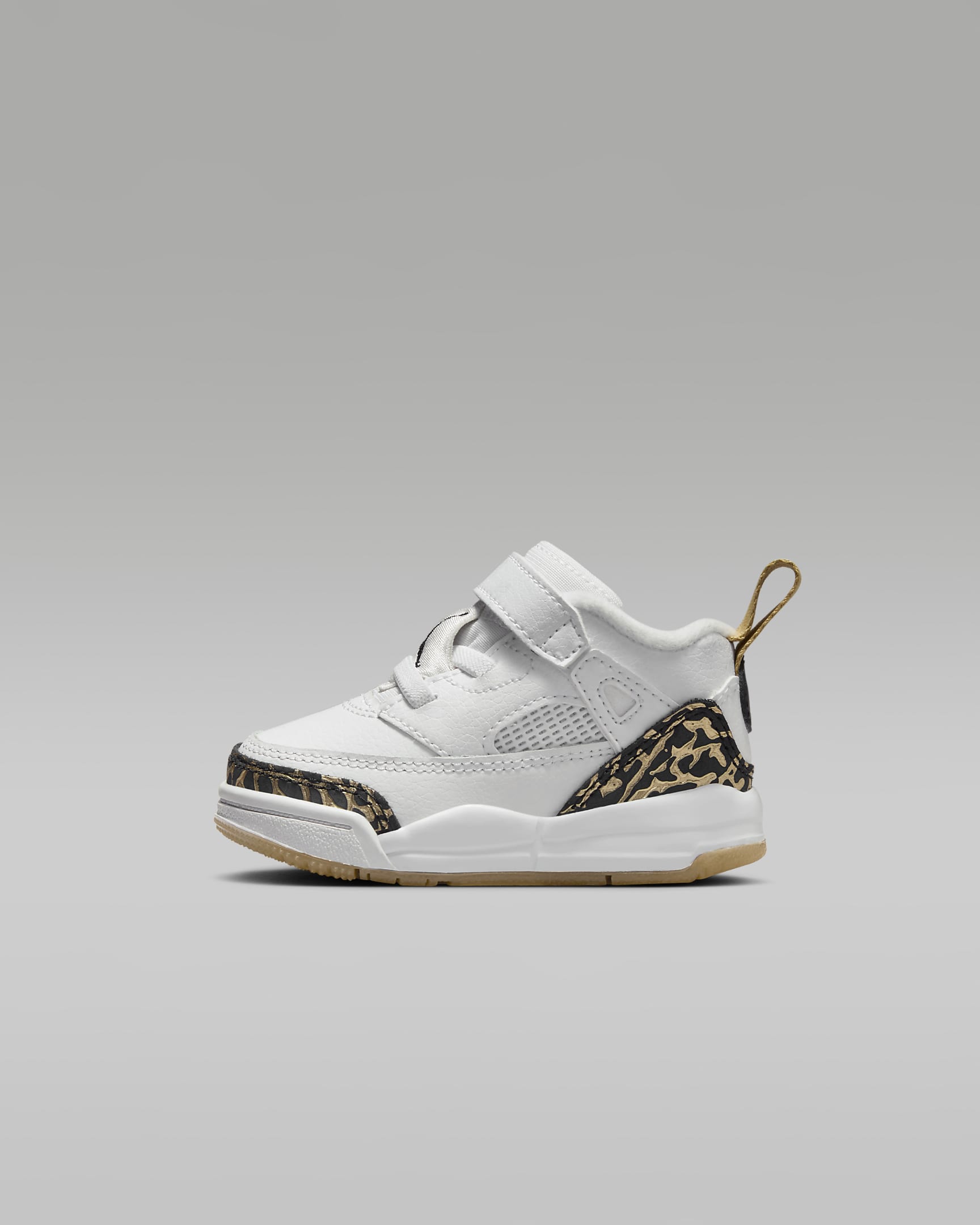 Jordan Spizike Low Baby/Toddler's Shoes - White/Metallic Gold/Sail/Black
