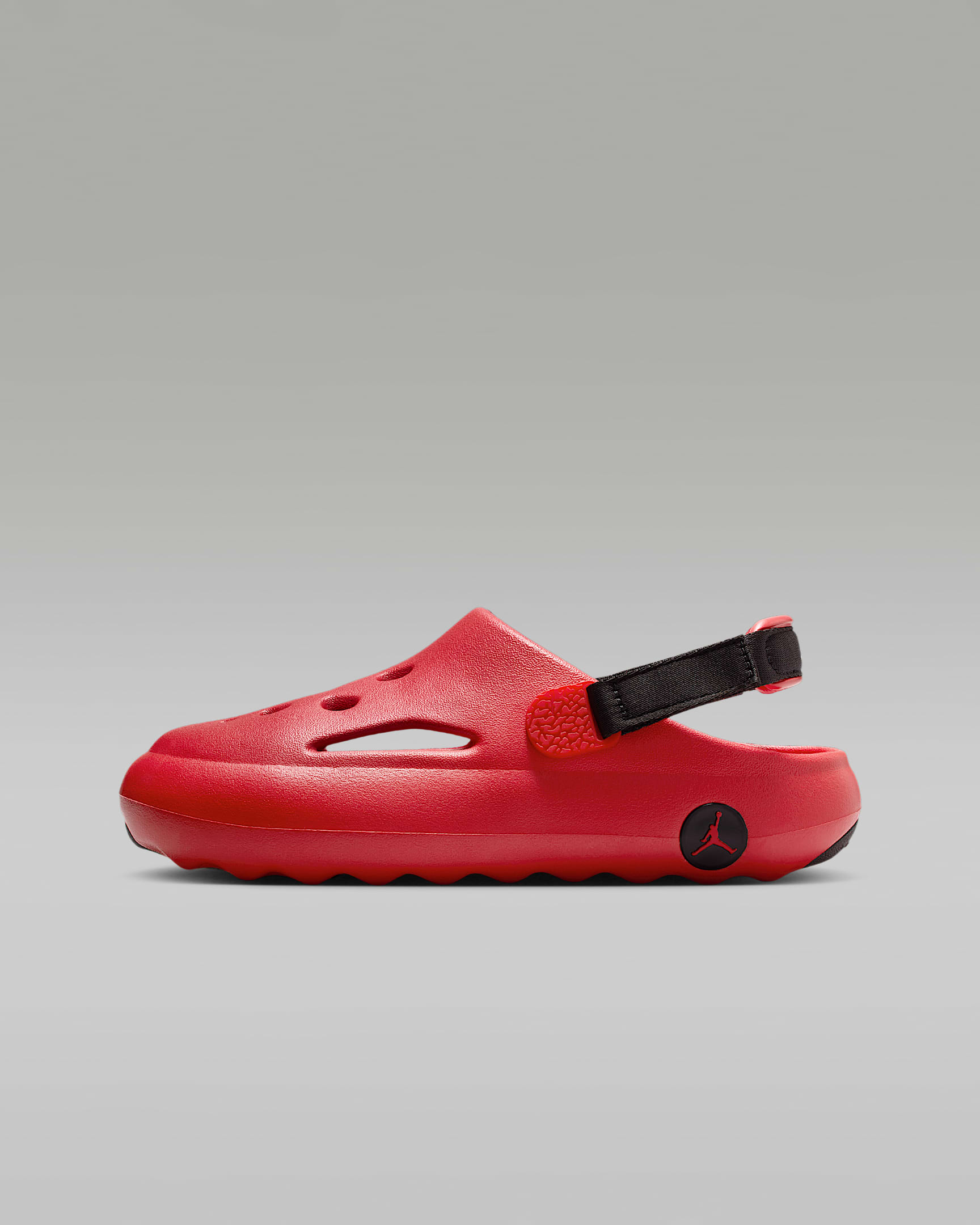Sandalias para niños grandes Jordan Hydrip - Rojo universitario/Negro