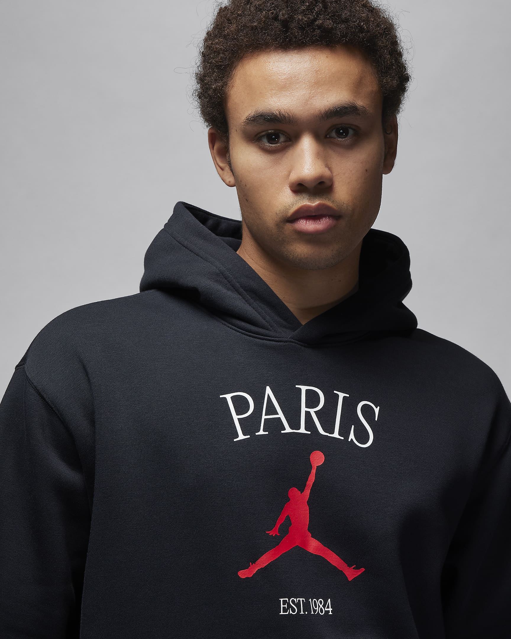 Jordan Paris Men's Pullover Hoodie - Black