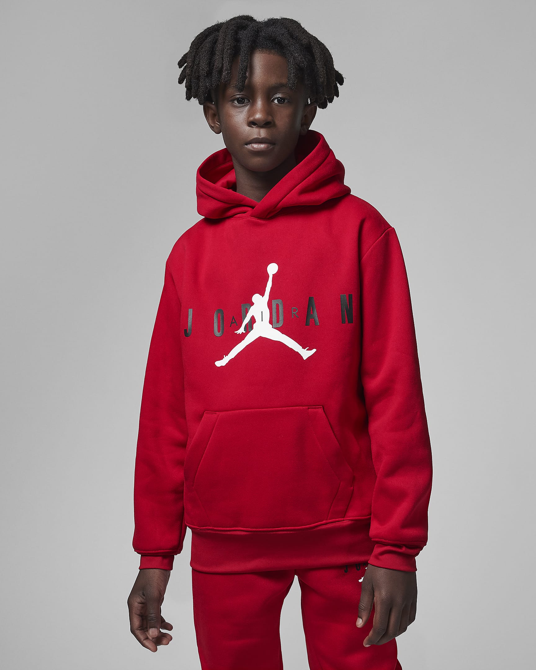 Hoodie pullover Jordan Júnior - Vermelho Gym