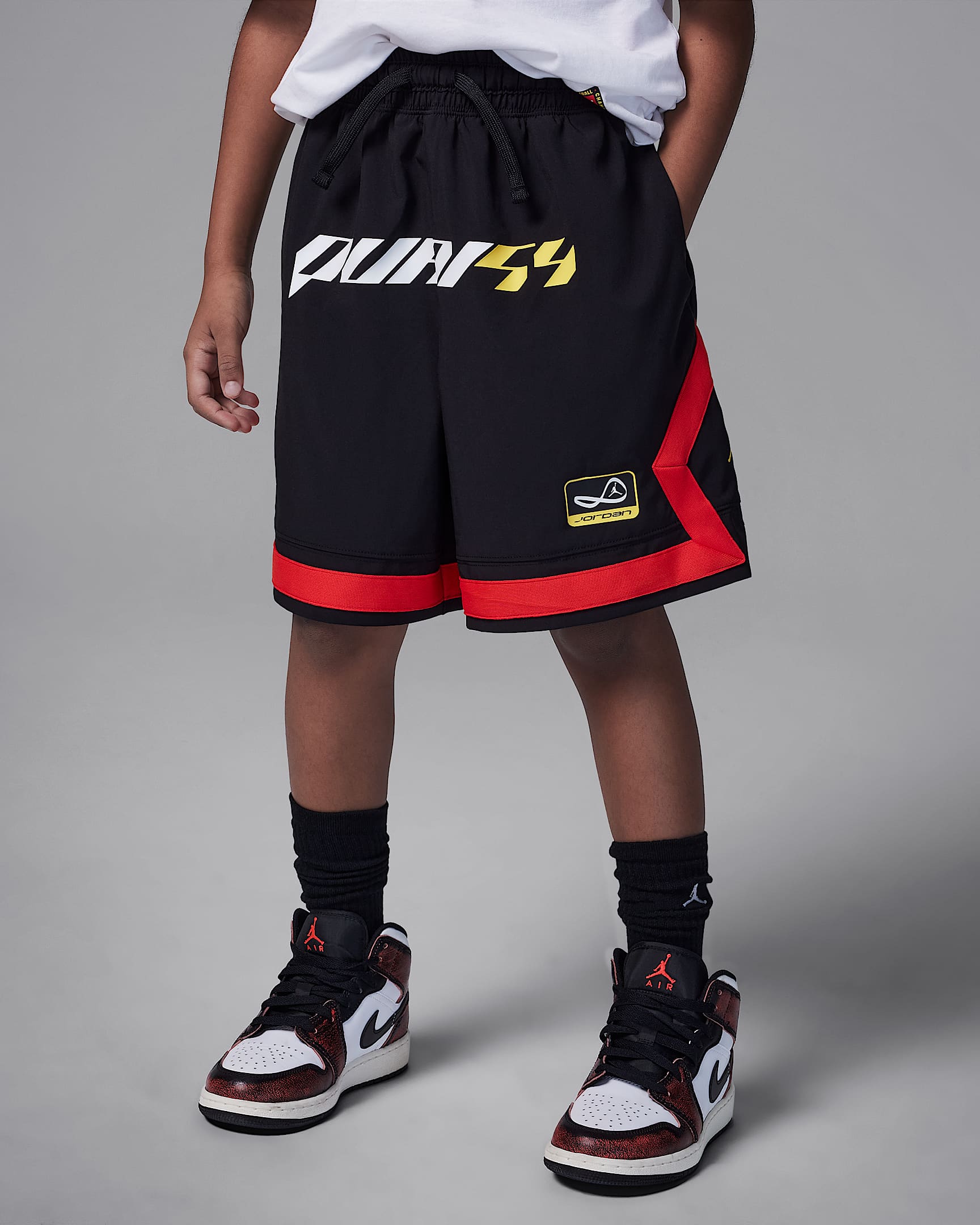 Jordan Dri-FIT Q54 Diamond Shorts (ältere Kinder) - Schwarz