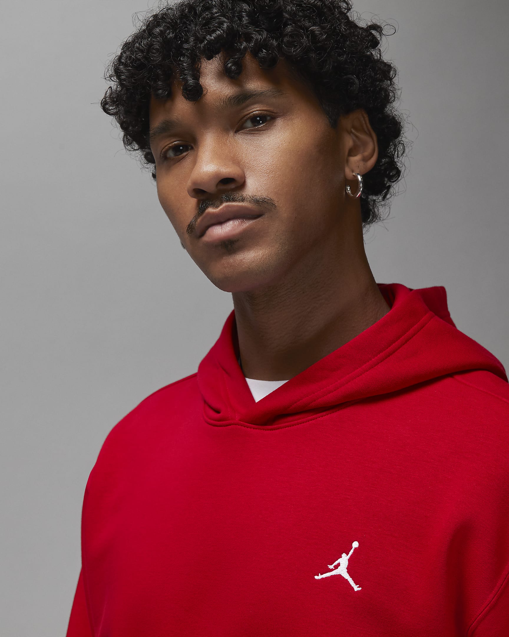 Jordan Brooklyn Fleece Men's Printed Pullover Hoodie. Nike NL