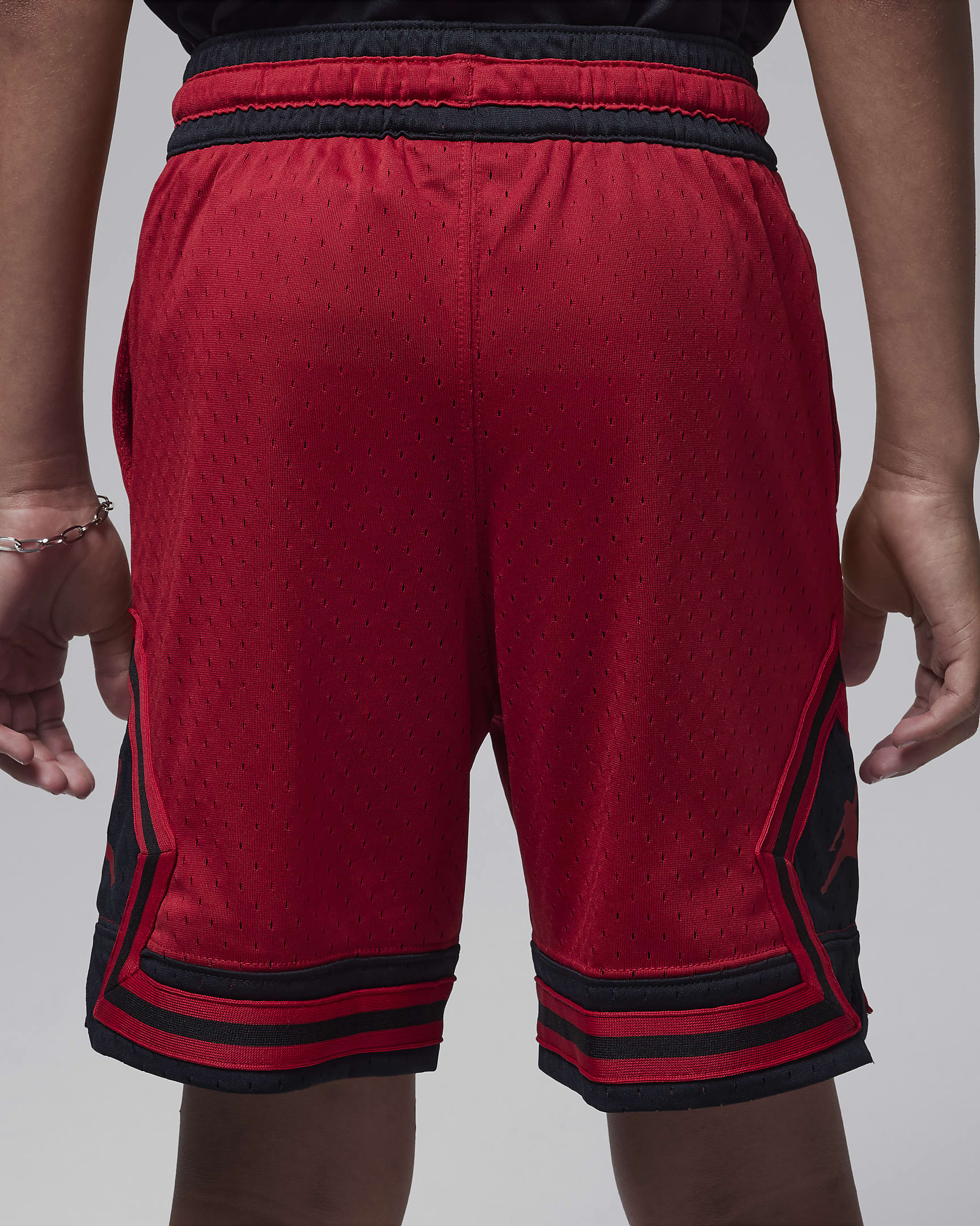 Jordan Sport Big Kids' Dri-FIT Diamond Shorts - Gym Red