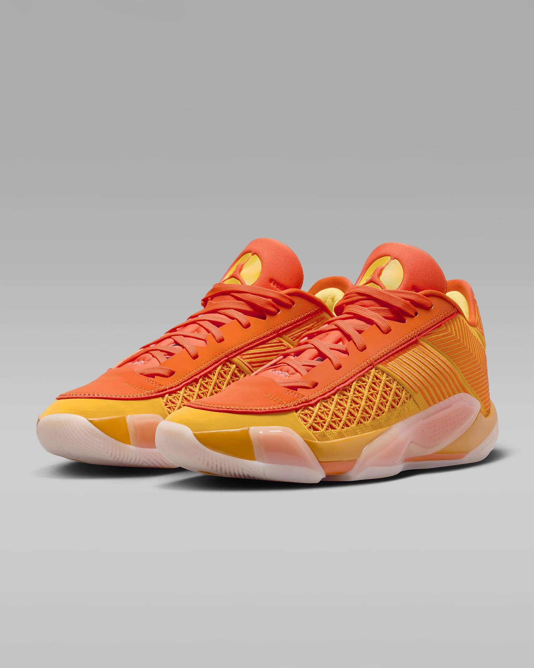 Air Jordan XXXVIII Low "Heiress" Damen-Basketballschuh - Taxi/Safety Orange/Sail/Tour Yellow