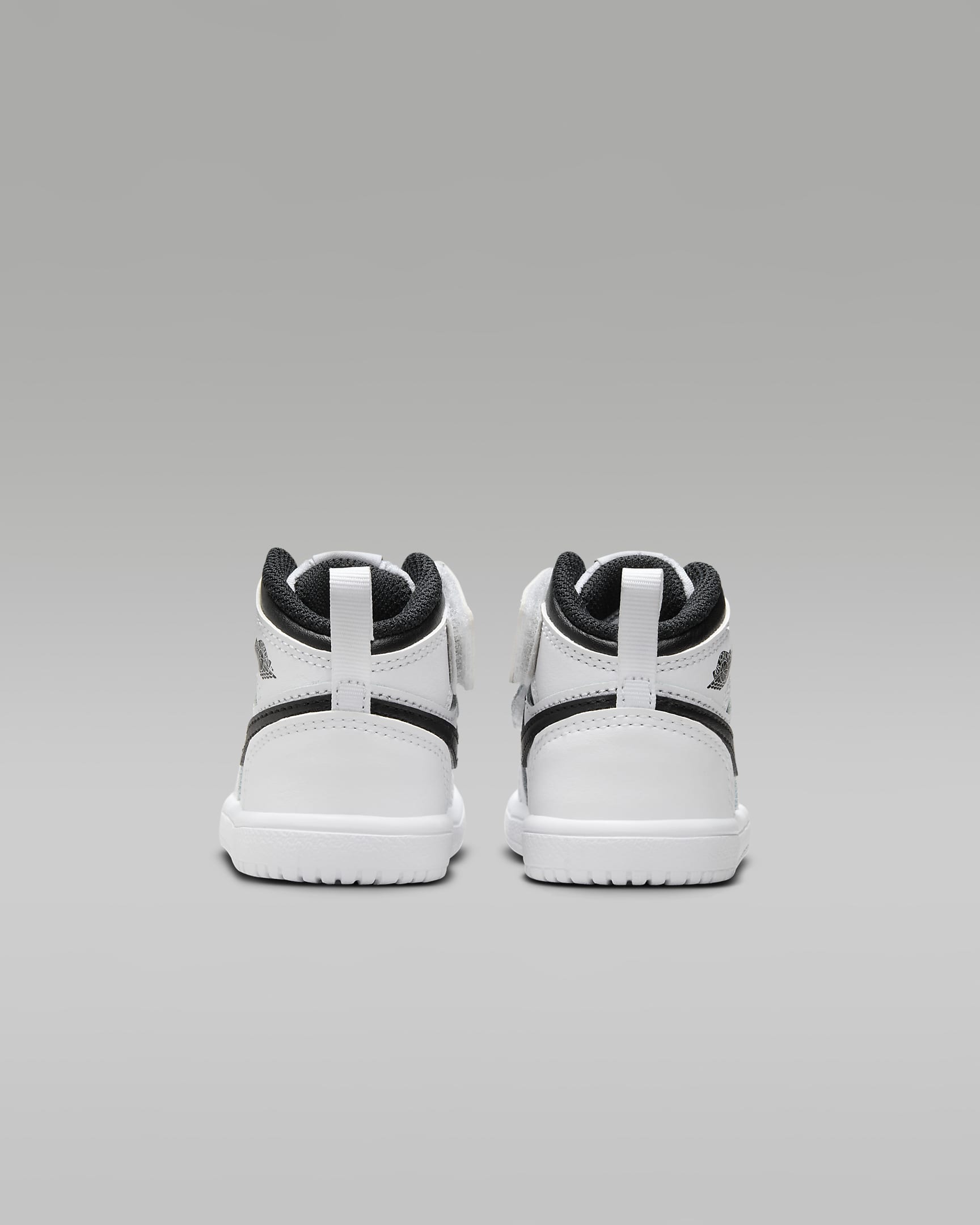 Jordan 1 Mid Alt Baby/Toddler Shoes - White/White/Black/Black