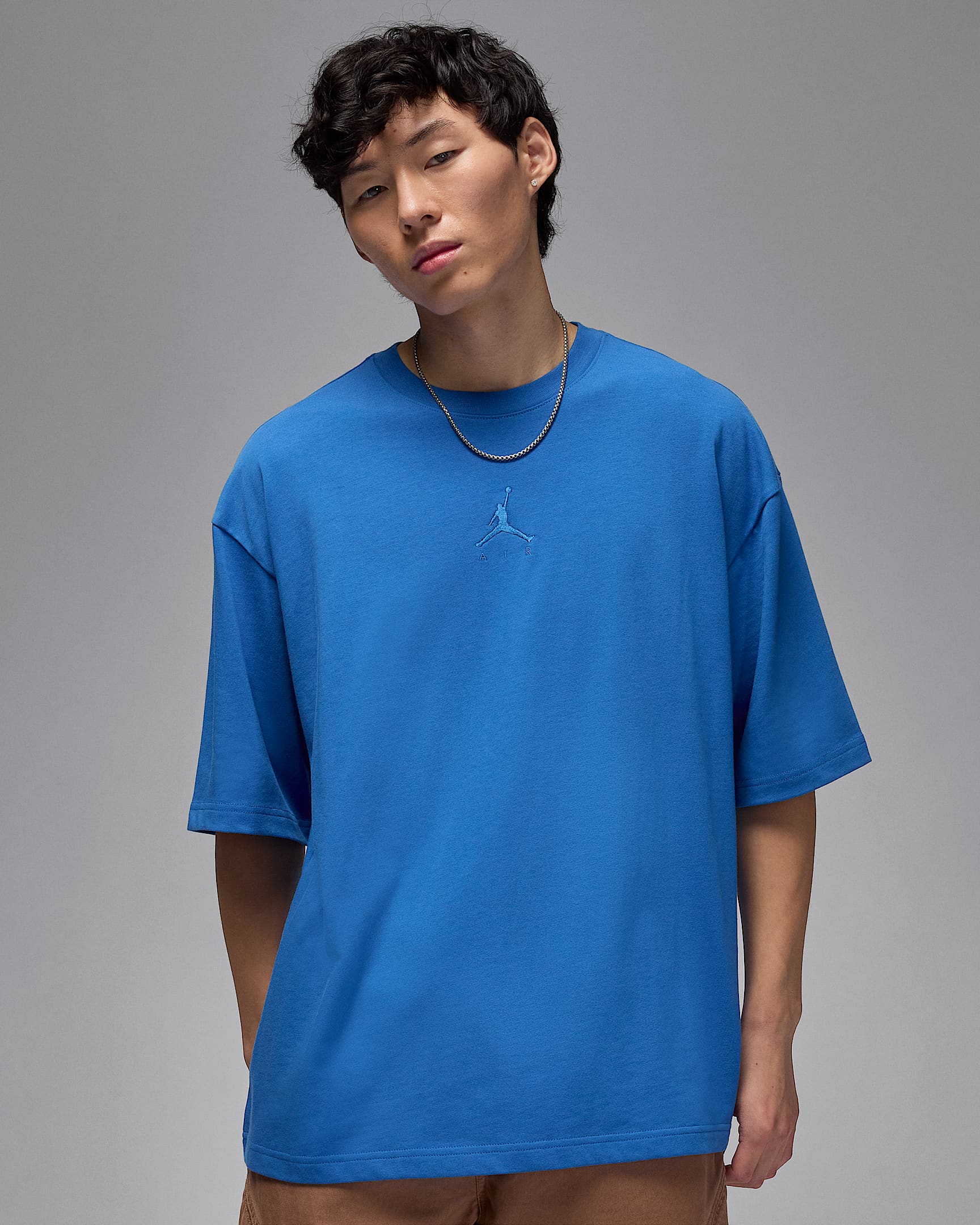 Jordan Flight Essentials Men's Oversized T-Shirt - Sport Blue/Sport Blue