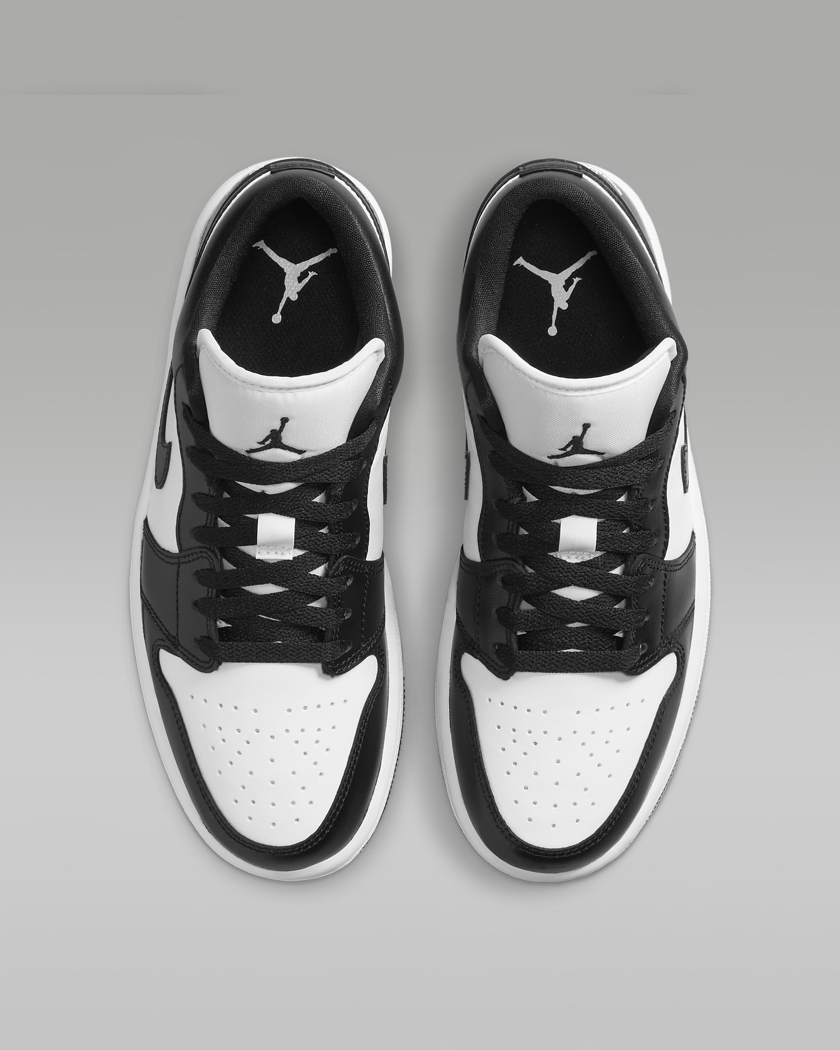 Air Jordan 1 Low Women's Shoes - White/White/Black