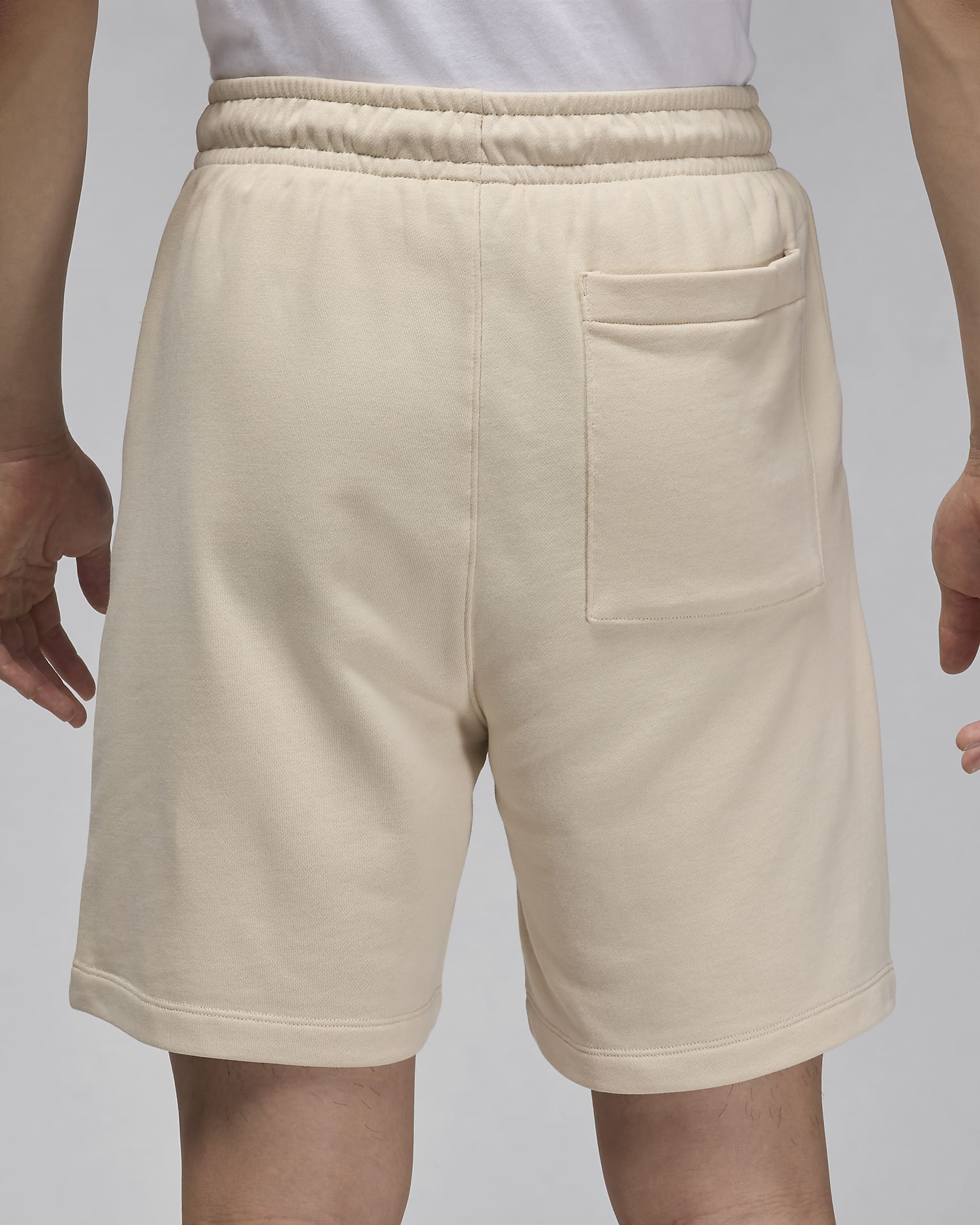 Jordan Essentials Men's Loopback Fleece Shorts - Legend Light Brown/White