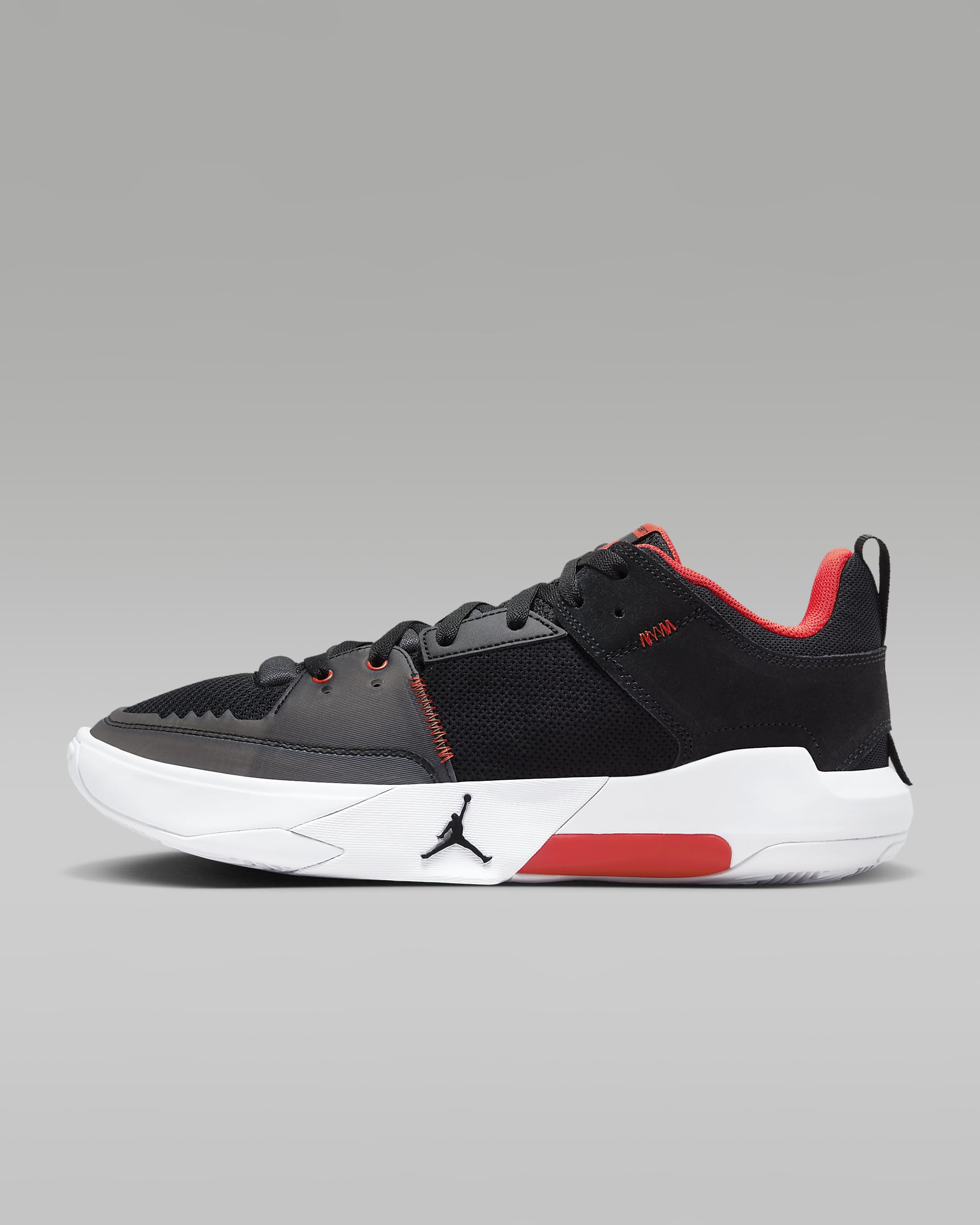 Jordan One Take 5 PF Men's Shoes - Black/White/Anthracite/Habanero Red