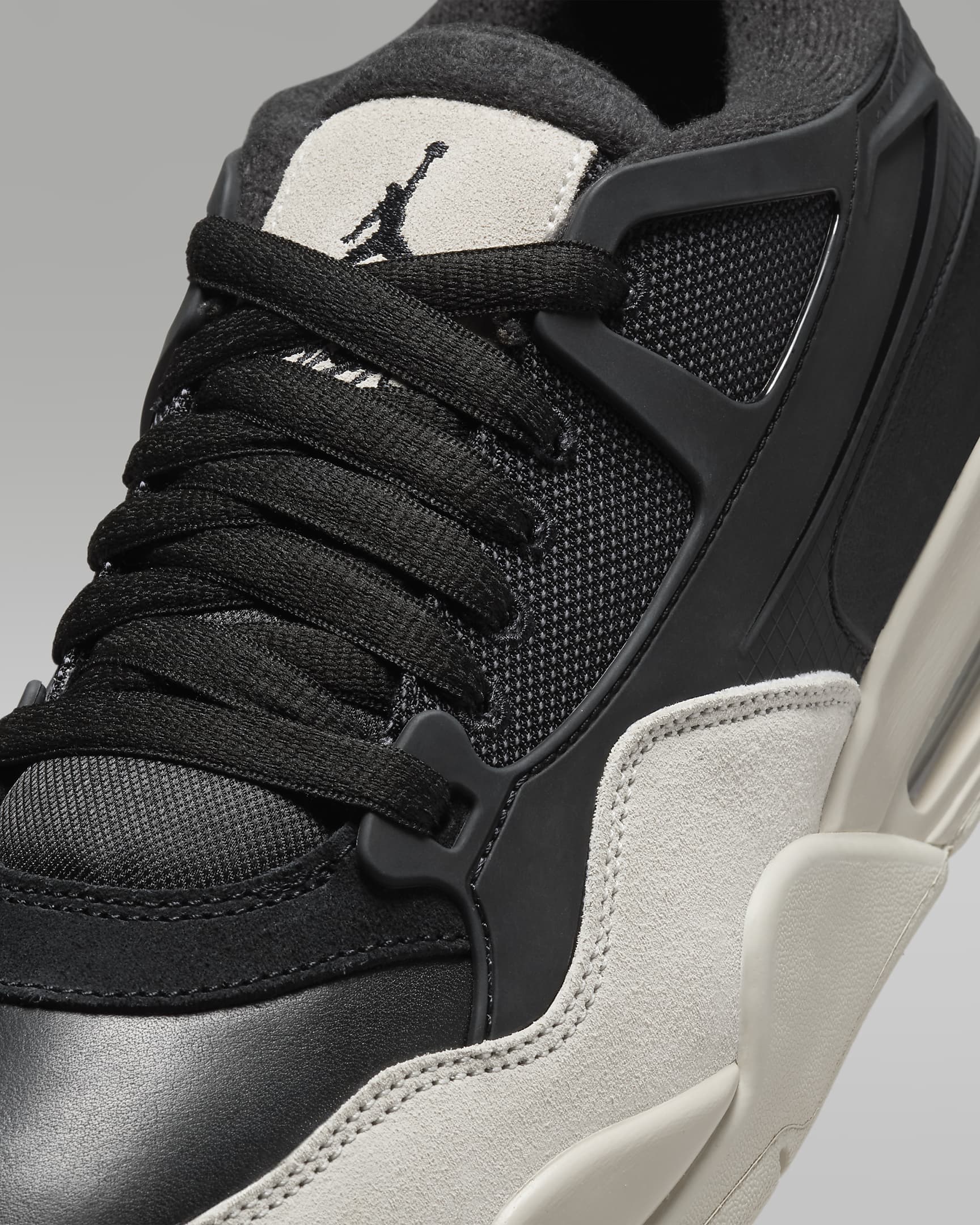 Air Jordan 4 RM Zapatillas - Hombre - Negro/Gris oscuro/Light Bone