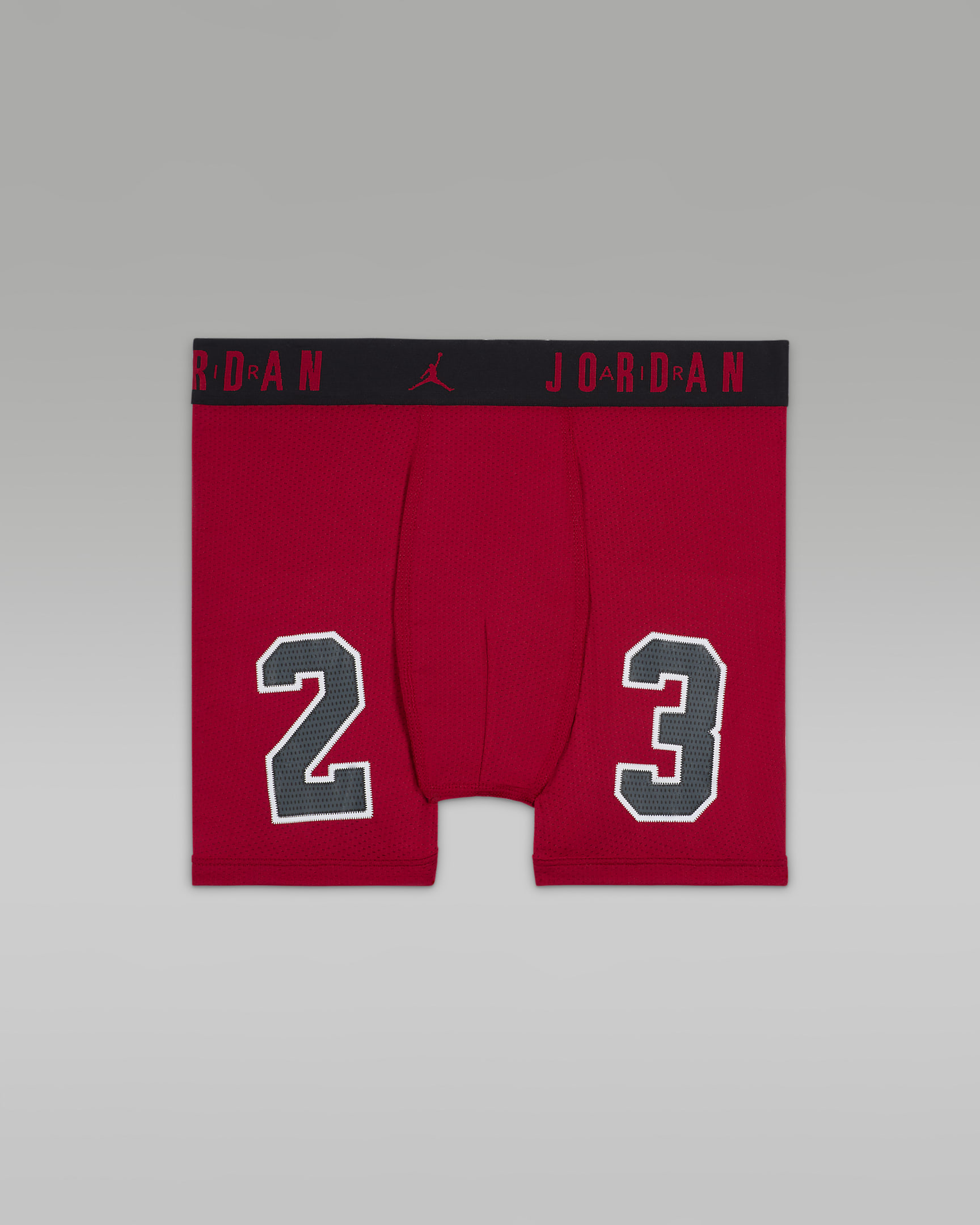 Jordan Flight Big Kids' Mesh Jersey Boxer Briefs (2-Pack) - Gym Red