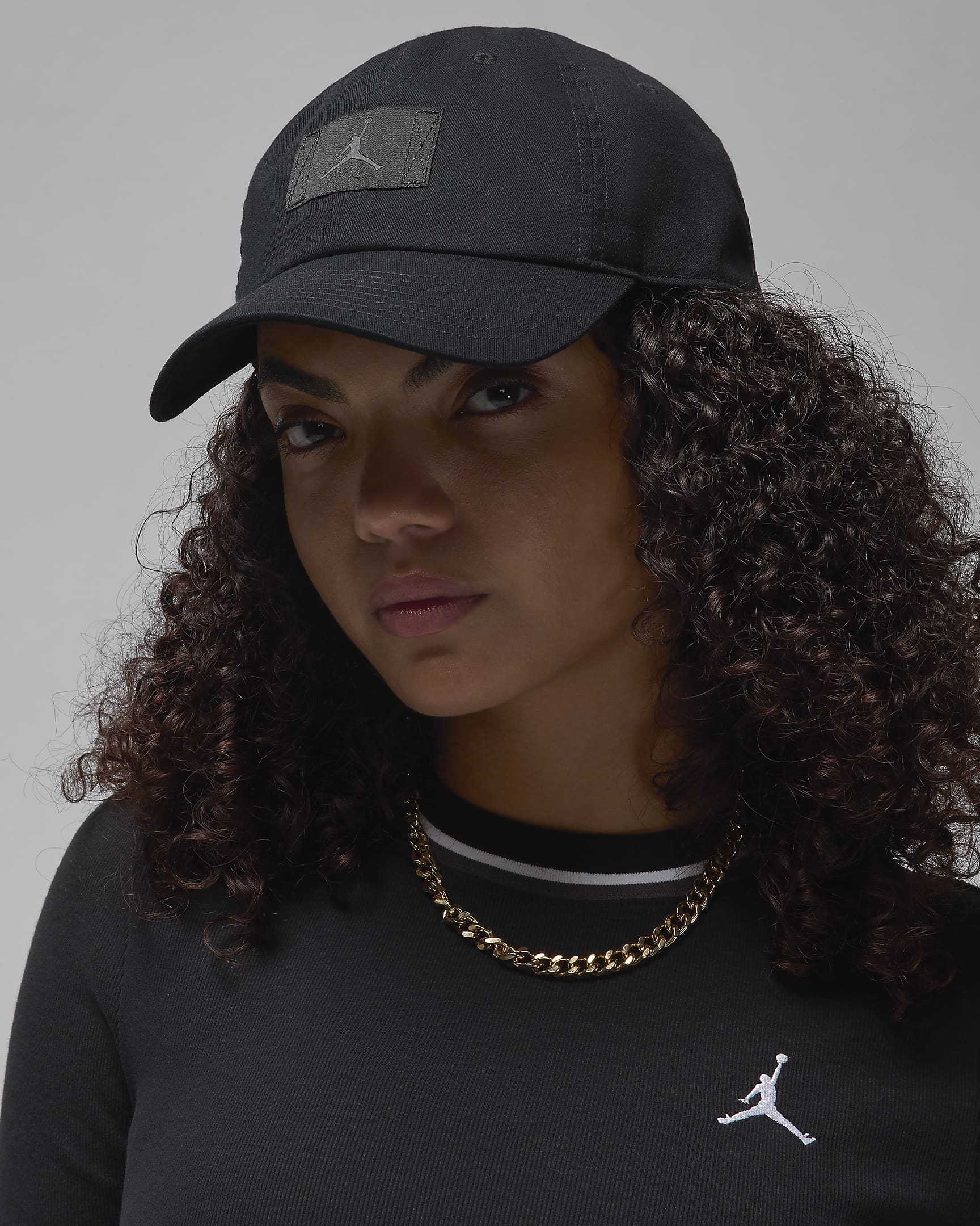 Jordan Club Cap Adjustable Hat - Black/Black/Black