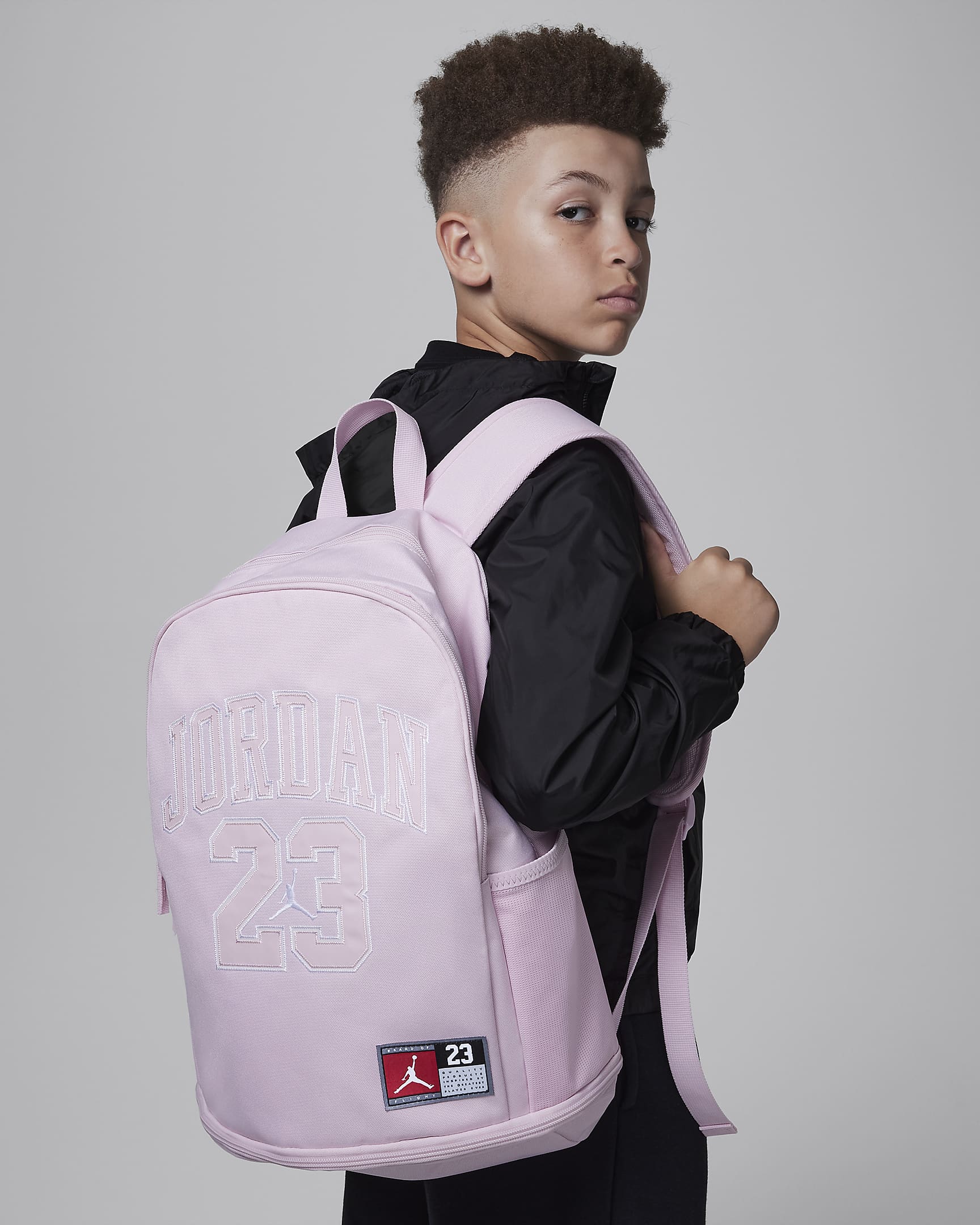 Jordan Jersey Backpack Older Kids' Backpack (27L) - Pink Foam