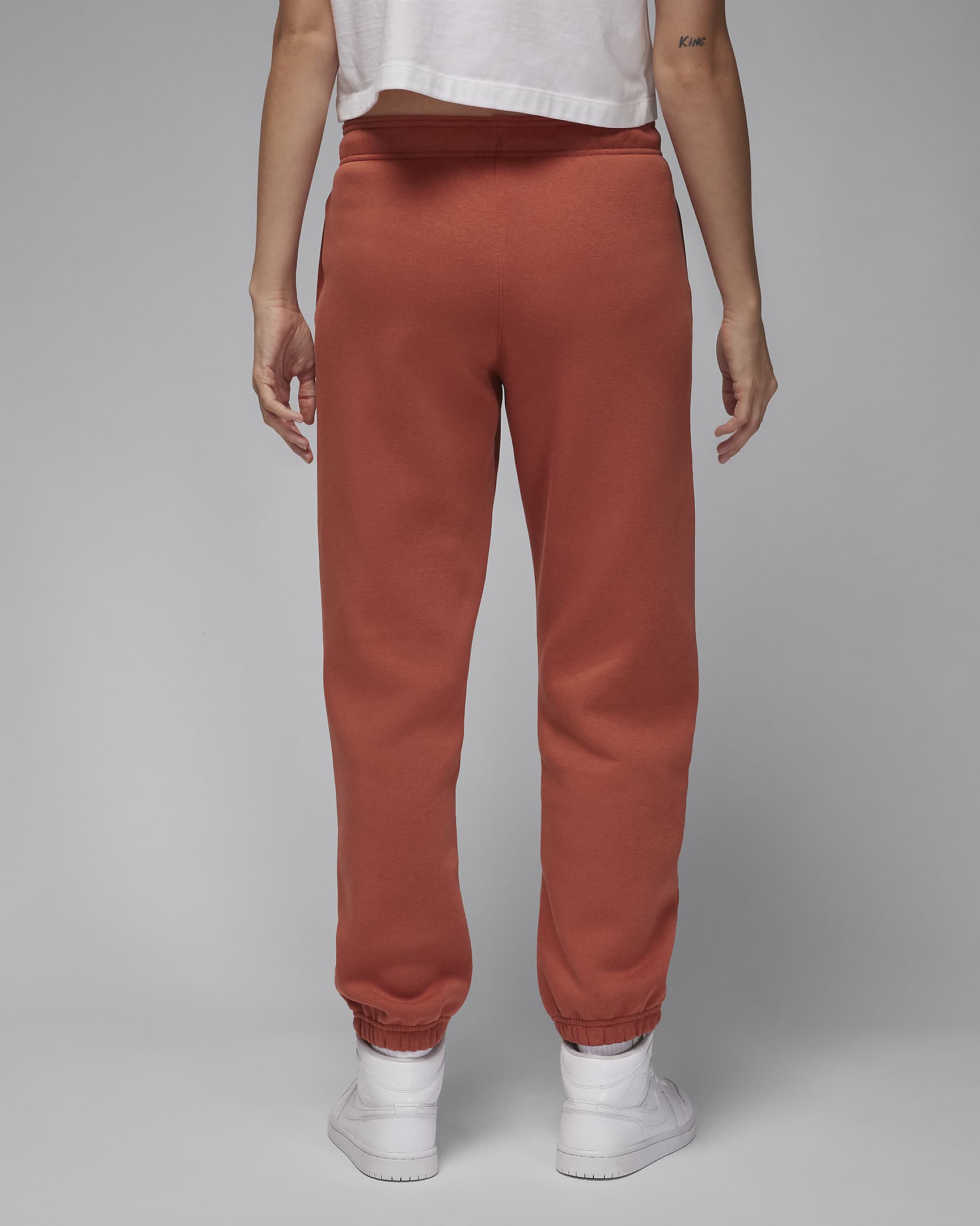 Jordan Brooklyn Fleece Women's Trousers - Dusty Peach/Sail