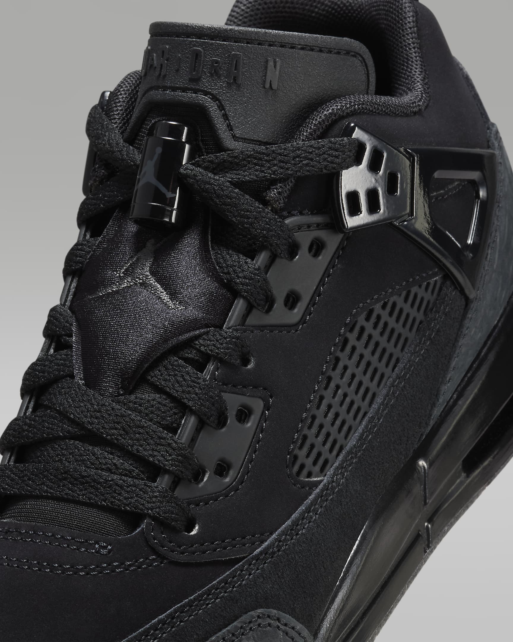 Jordan Spizike Low Older Kids' Shoes - Black/Anthracite/Black