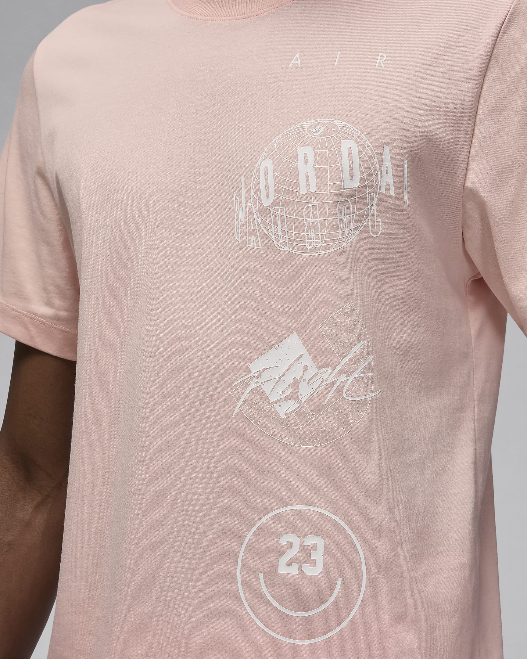 Jordan Brand Men's T-Shirt - Legend Pink/White