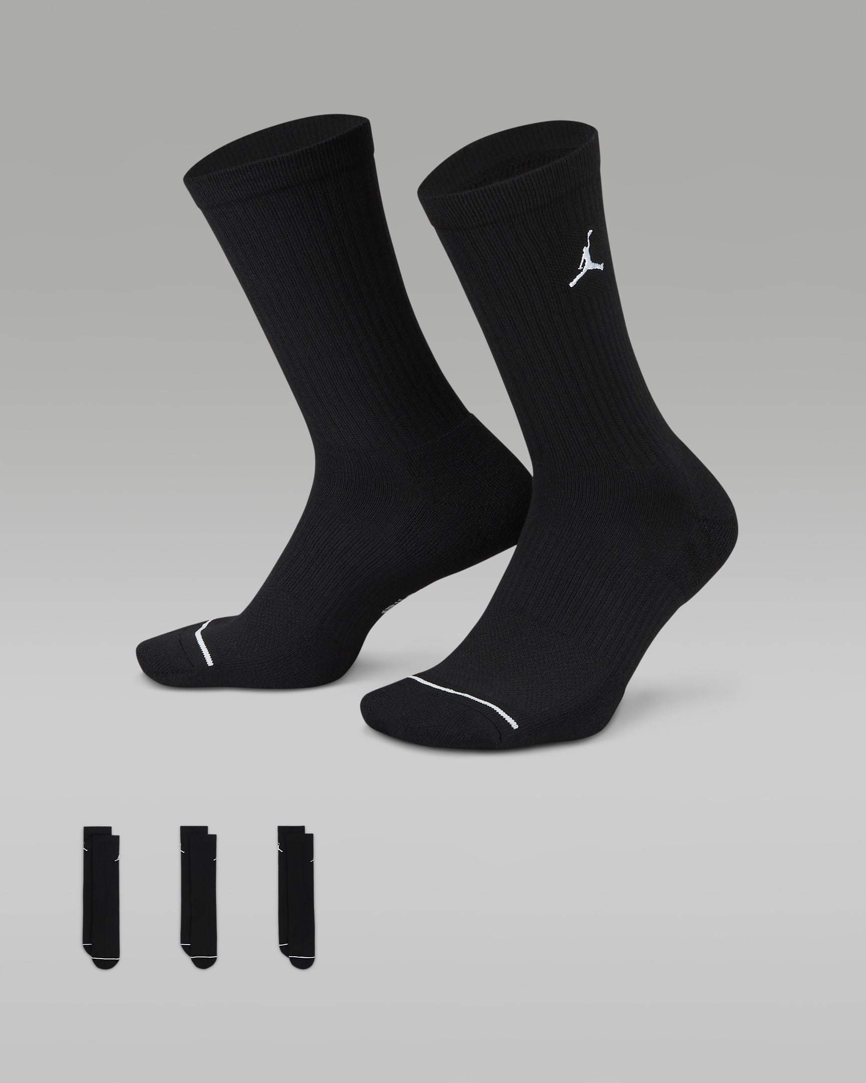 Jordan Everyday Crew Socks (3 pairs). Nike ZA