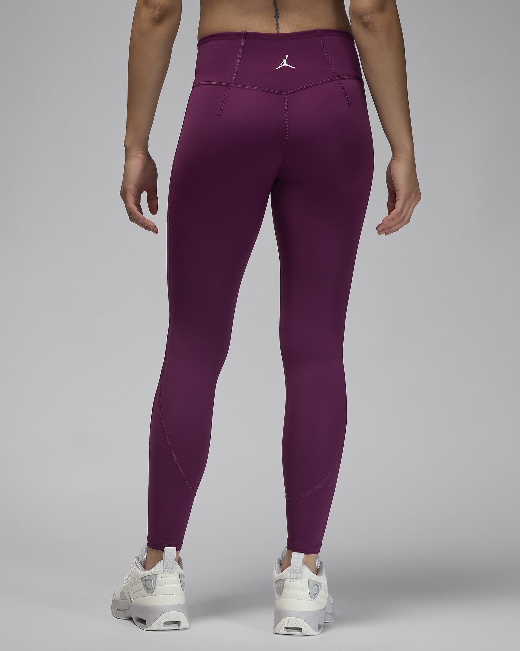 Leggings para mujer Jordan Sport - Burdeos/Blanco