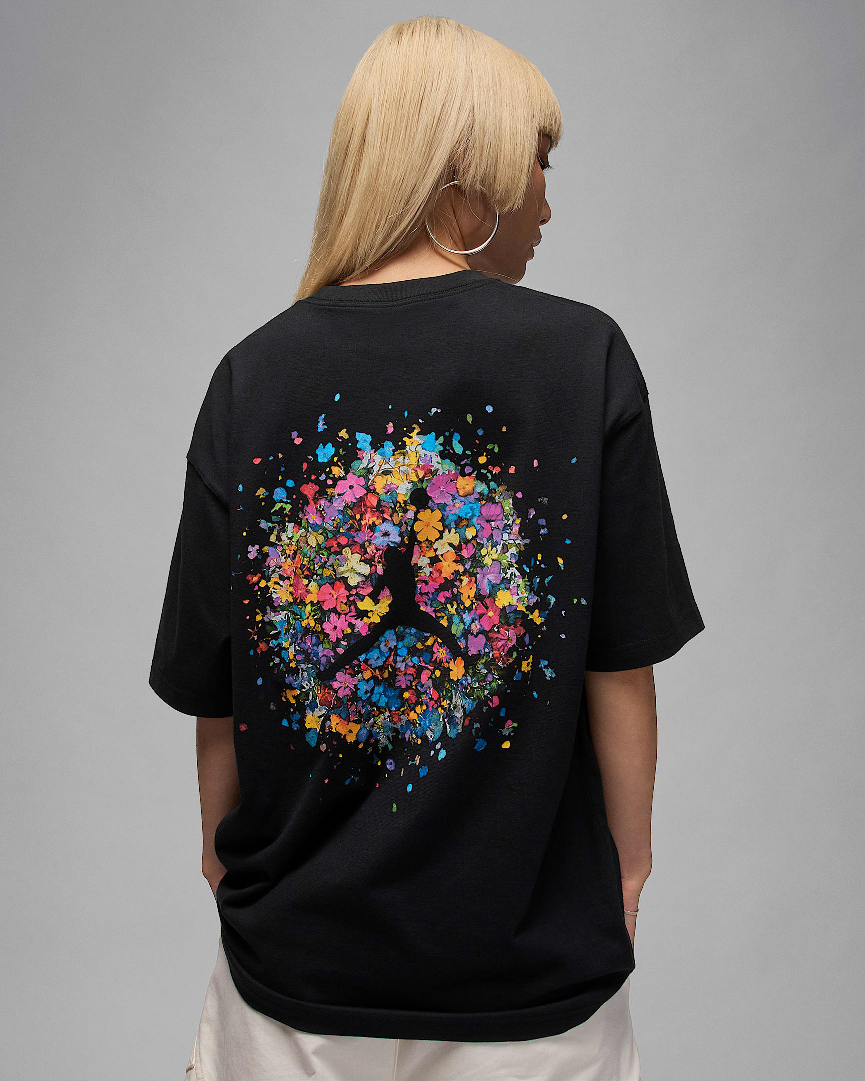 Jordan Flight Women's Oversized Graphic T-Shirt - Black