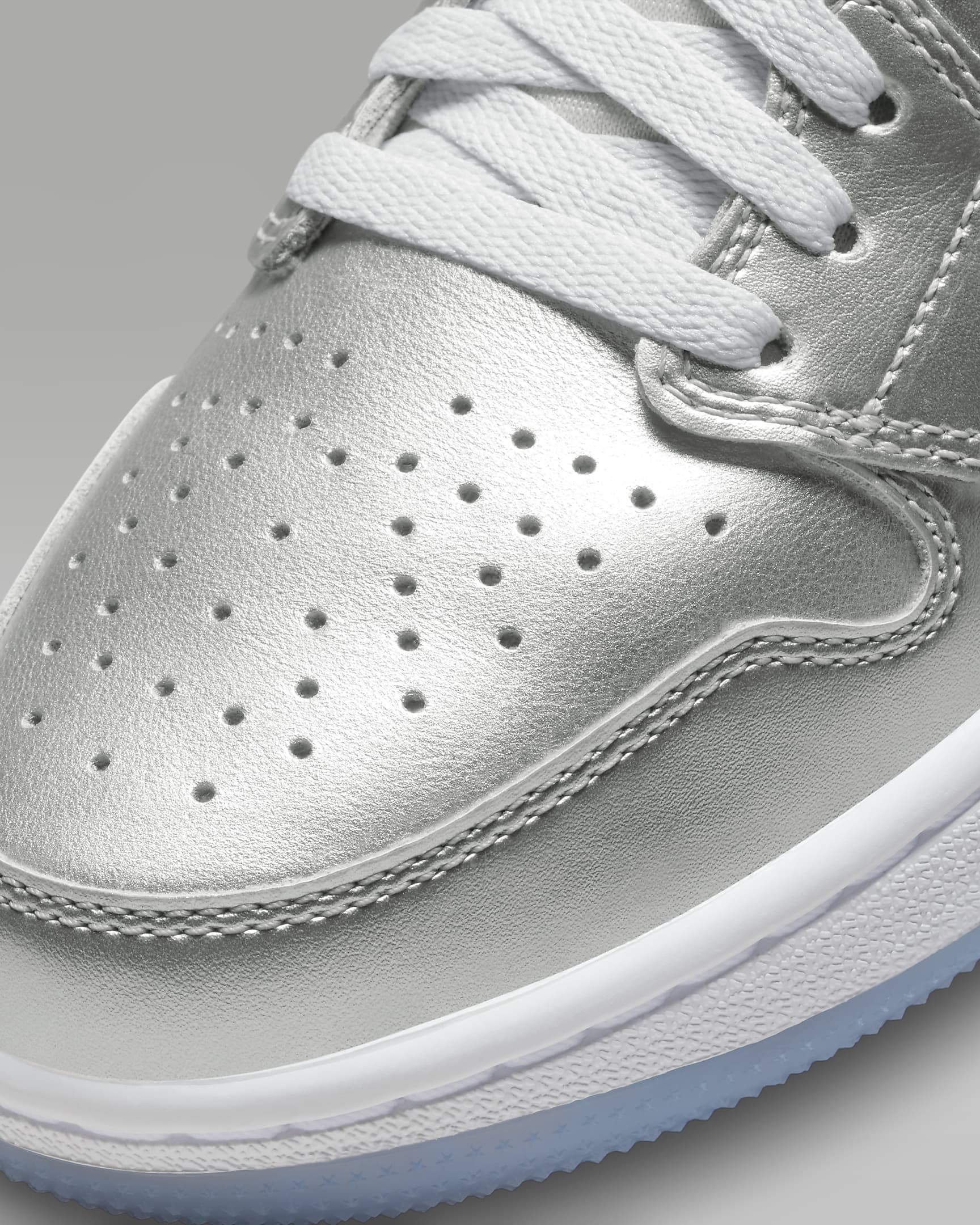 Tenis de golf para hombre Air Jordan 1 High G NRG - Plata metalizado/Polvo fotón/Blanco/Plata metalizado