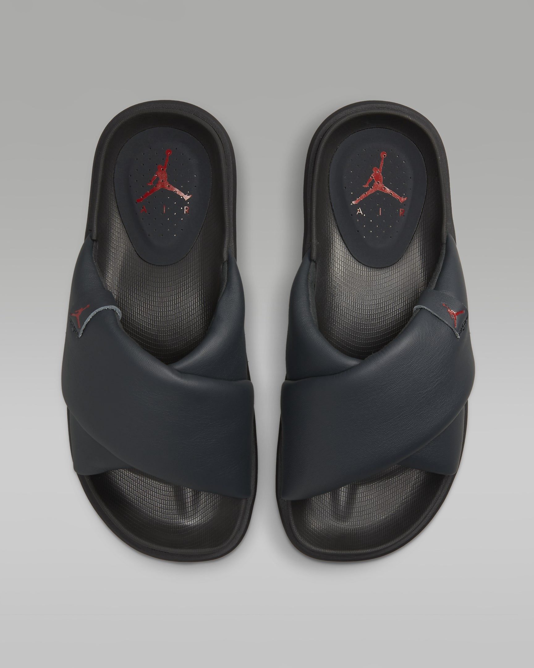 Jordan Sophia Women's Slides - Off Noir/Fire Red/Black