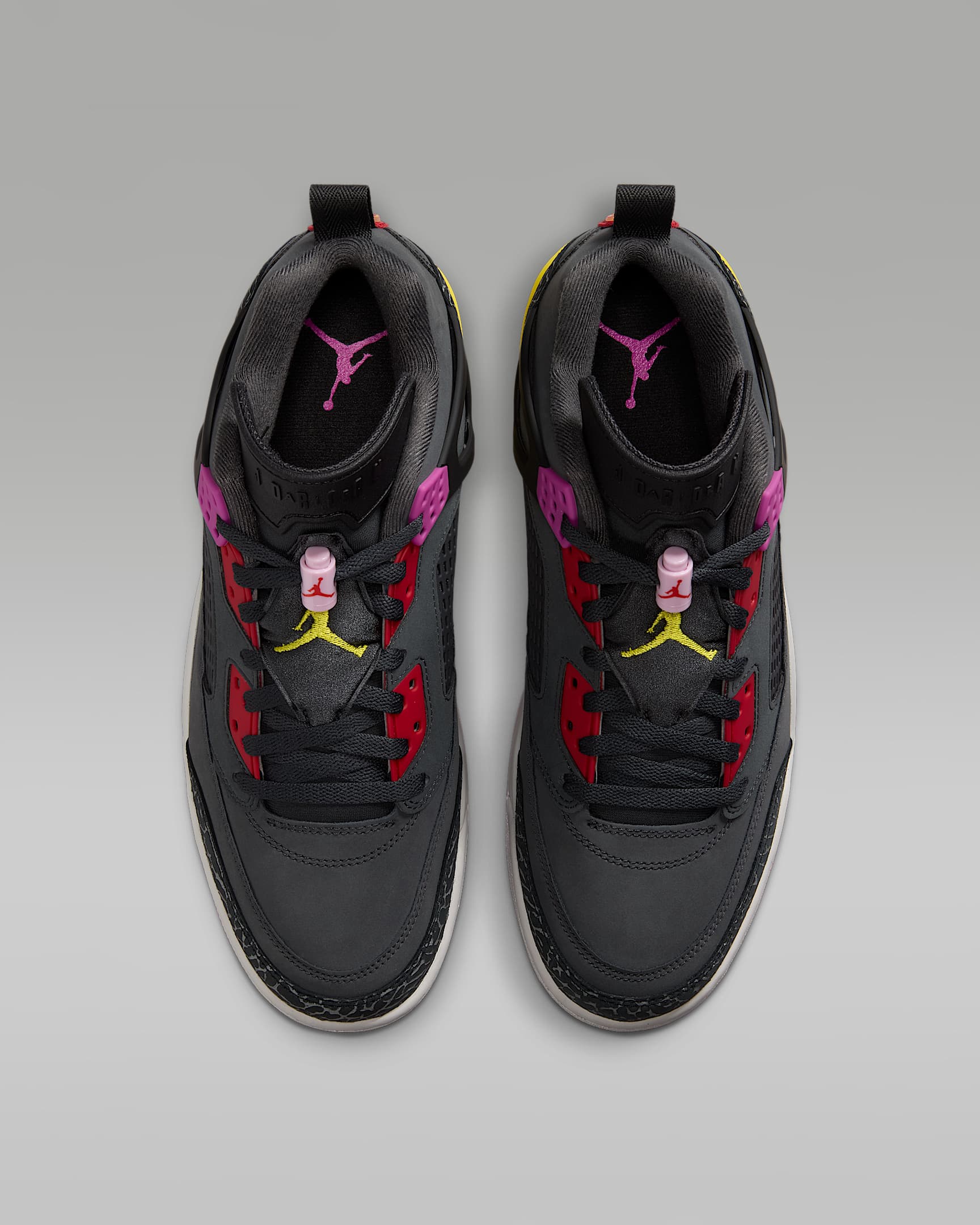 Jordan Spizike Low Men's Shoes - Anthracite/Black/Wolf Grey/University Red