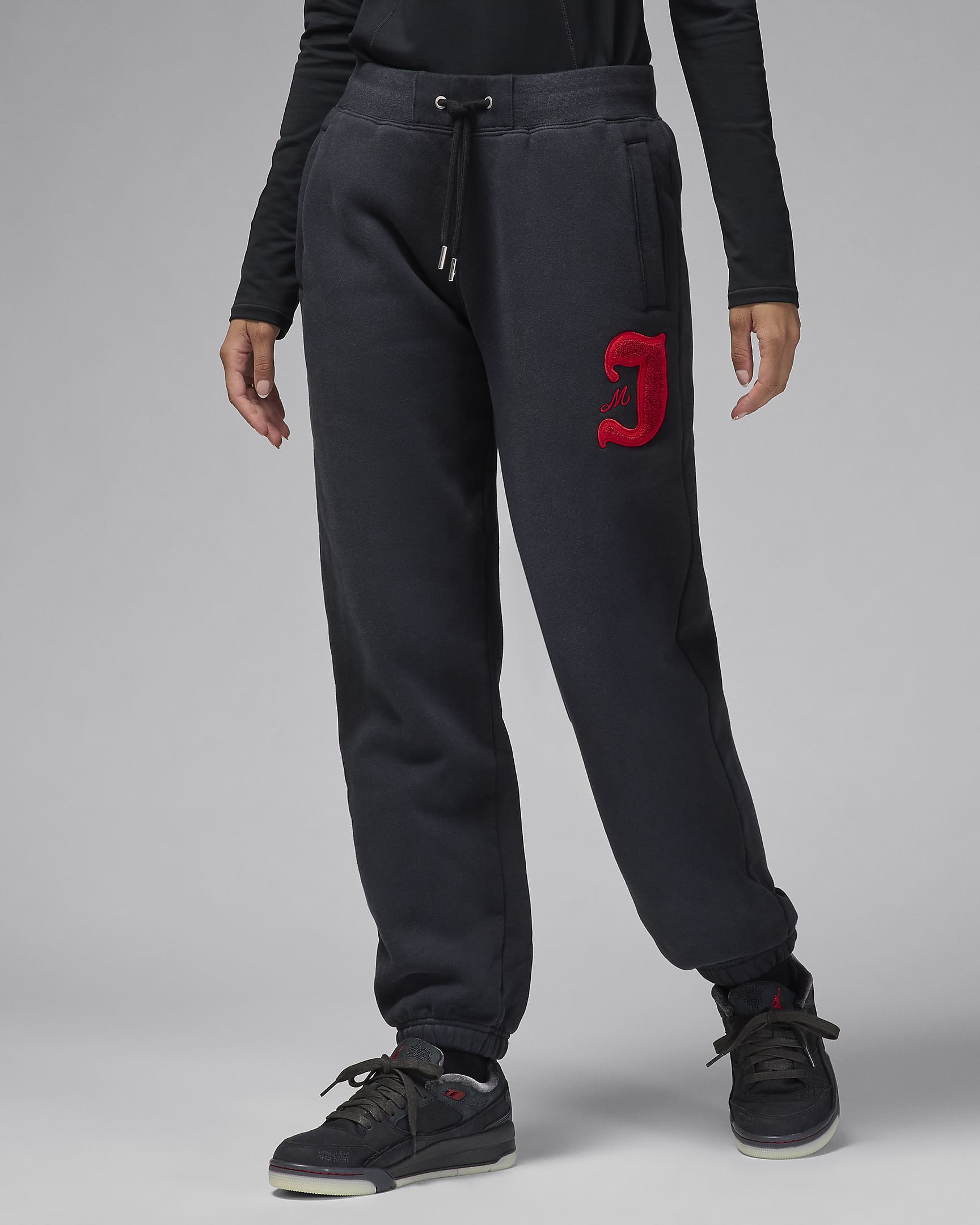 Jordan Flight Fleece Women's Trousers - Black