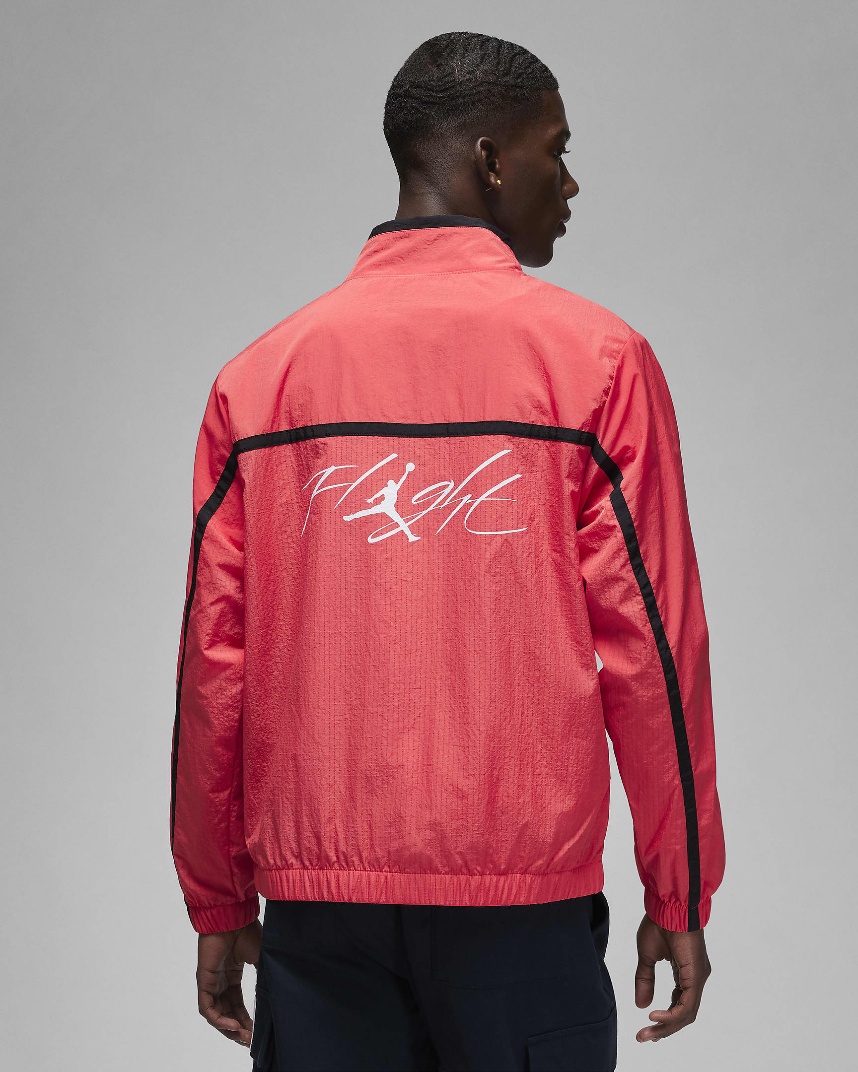 Veste tissée Jordan Essentials pour Homme - Lobster/Noir/Blanc