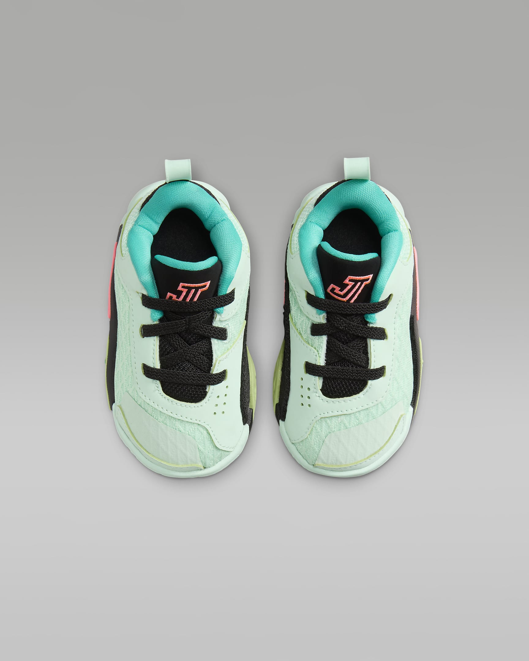 Tatum 2 Baby/Toddler Shoes - Mint Foam/Black/Hyper Jade/Lava Glow