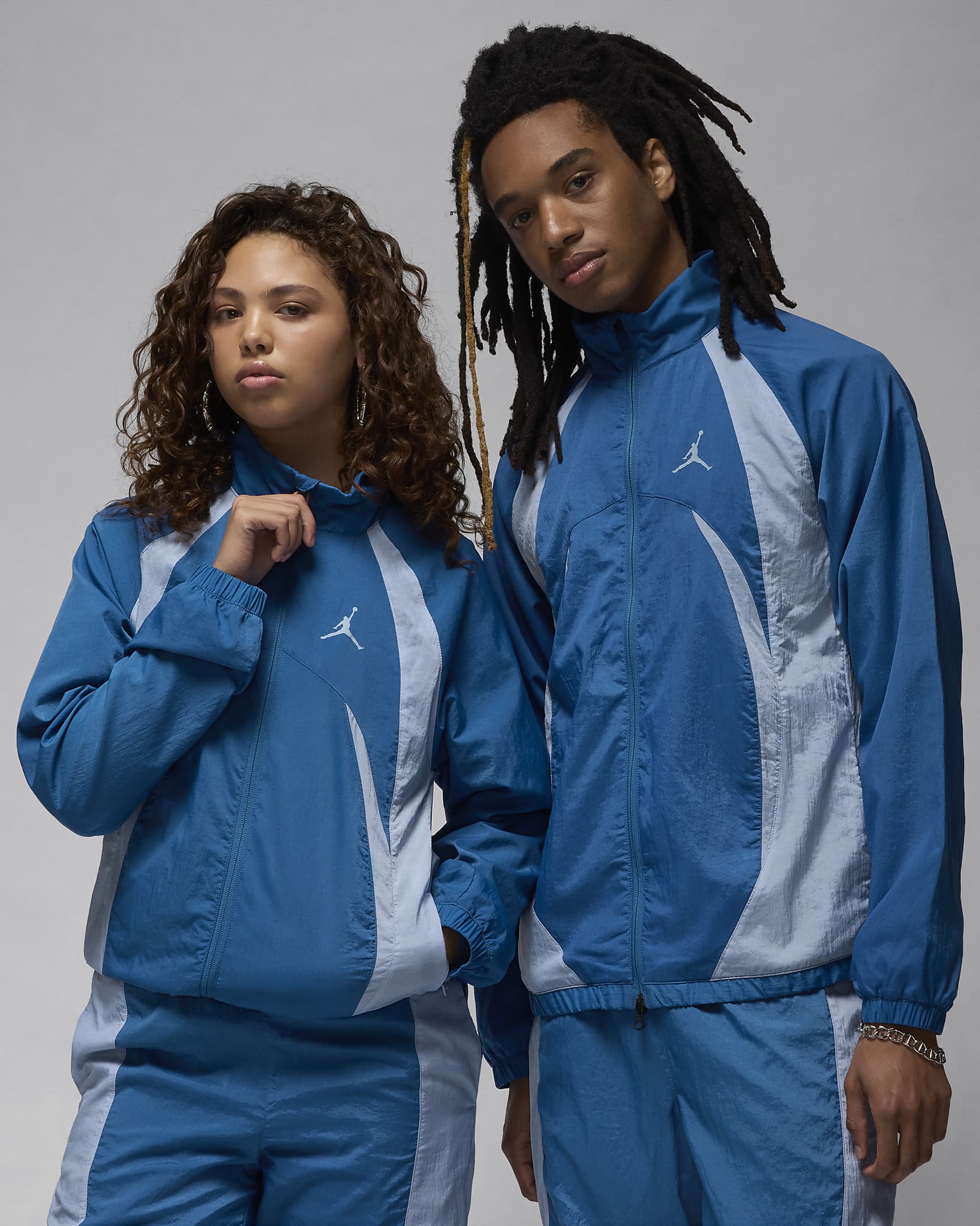 Jordan Sport Jam Men's Warm-Up Jacket - Industrial Blue/Blue Grey/Blue Grey