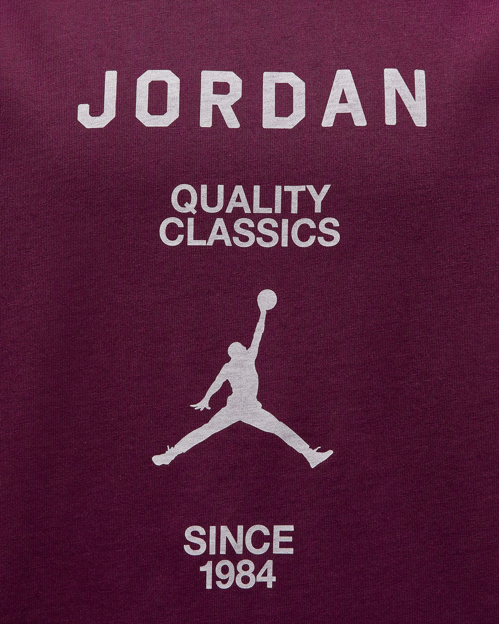 Jordan Women's Girlfriend T-Shirt - Bordeaux/White