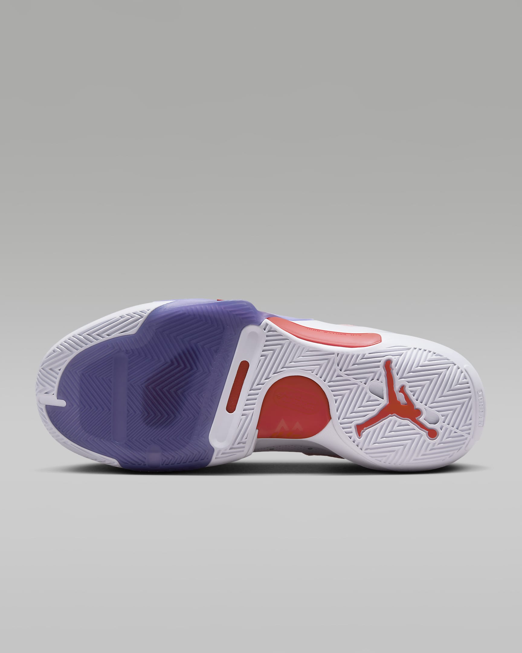 Jordan One Take 5 Basketball Shoes - White/Arctic Punch/Purple Pulse/University Red