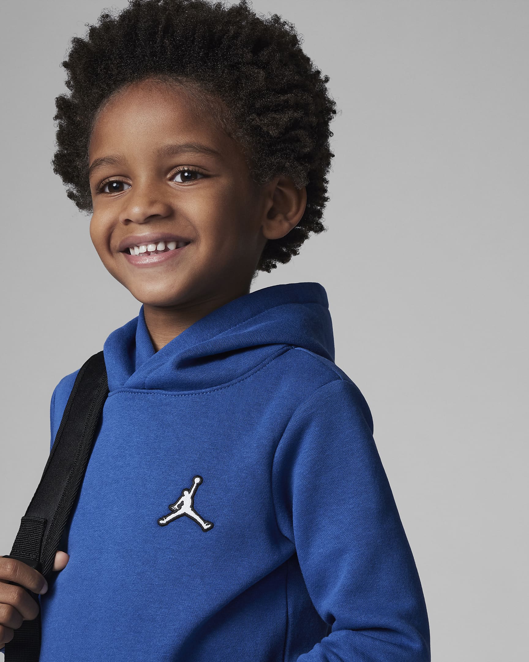 Jordan Conjunto de sudadera con capucha y pantalón de tejido Fleece Essentials- Niño/a pequeño/a - True Blue