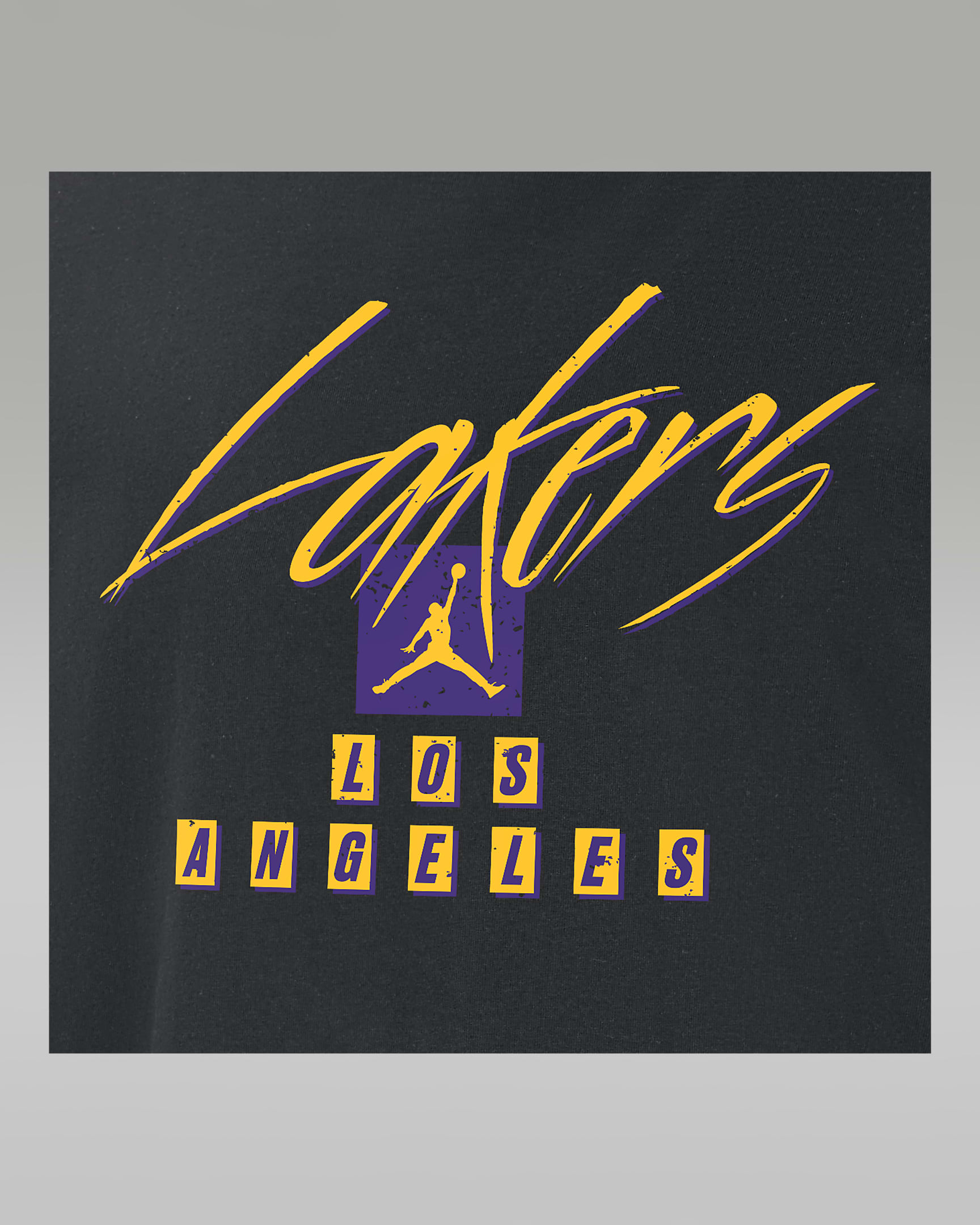 Los Angeles Lakers Courtside Statement Edition Camiseta Jordan NBA Max90 - Hombre - Negro