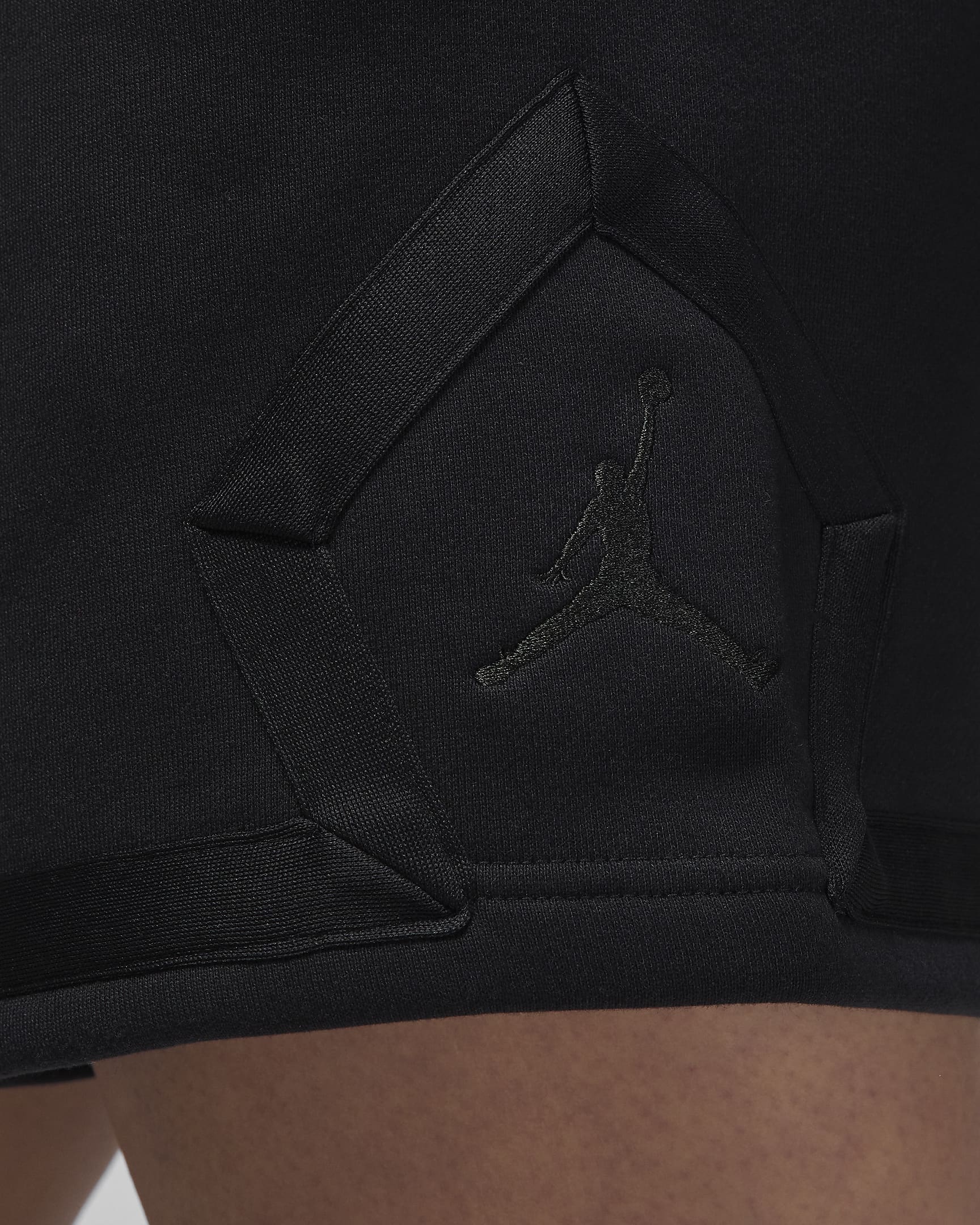 Jordan Flight Fleece Women's Diamond Shorts - Black/Off-Noir