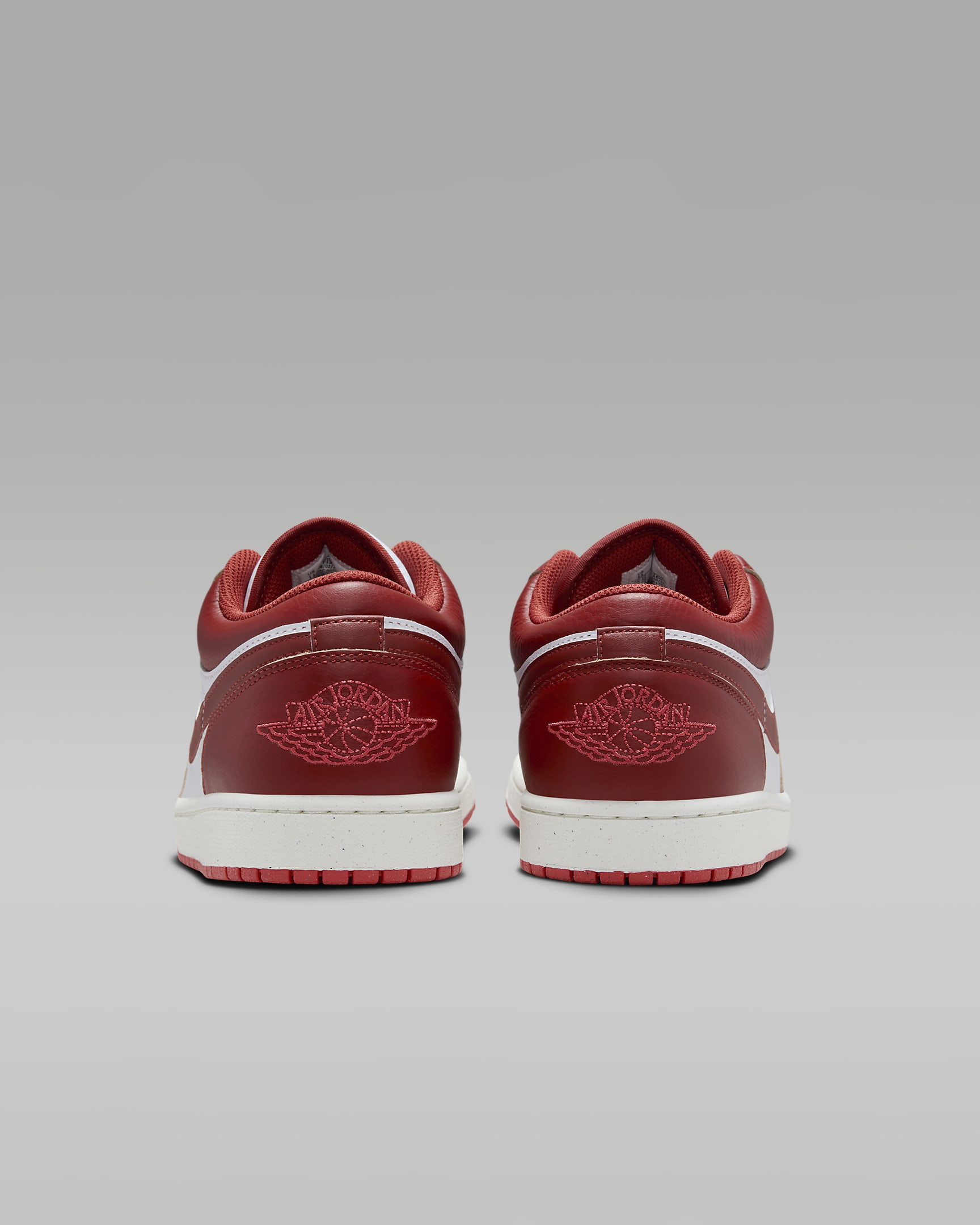 Air Jordan 1 Low SE Men's Shoes - White/Lobster/Sail/Dune Red