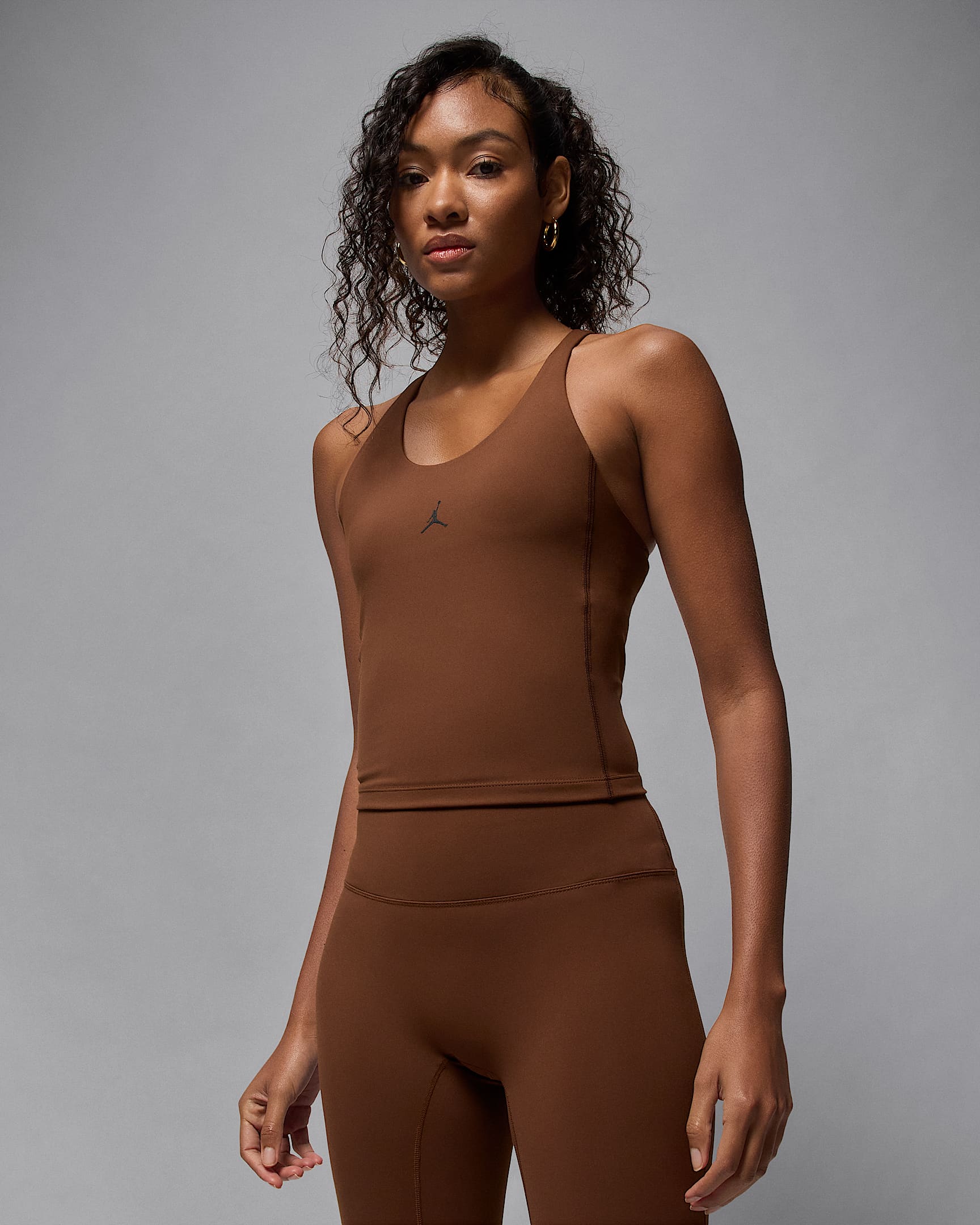 Jordan Sport Women's Dri-FIT Tank Top - Cacao Wow/Black