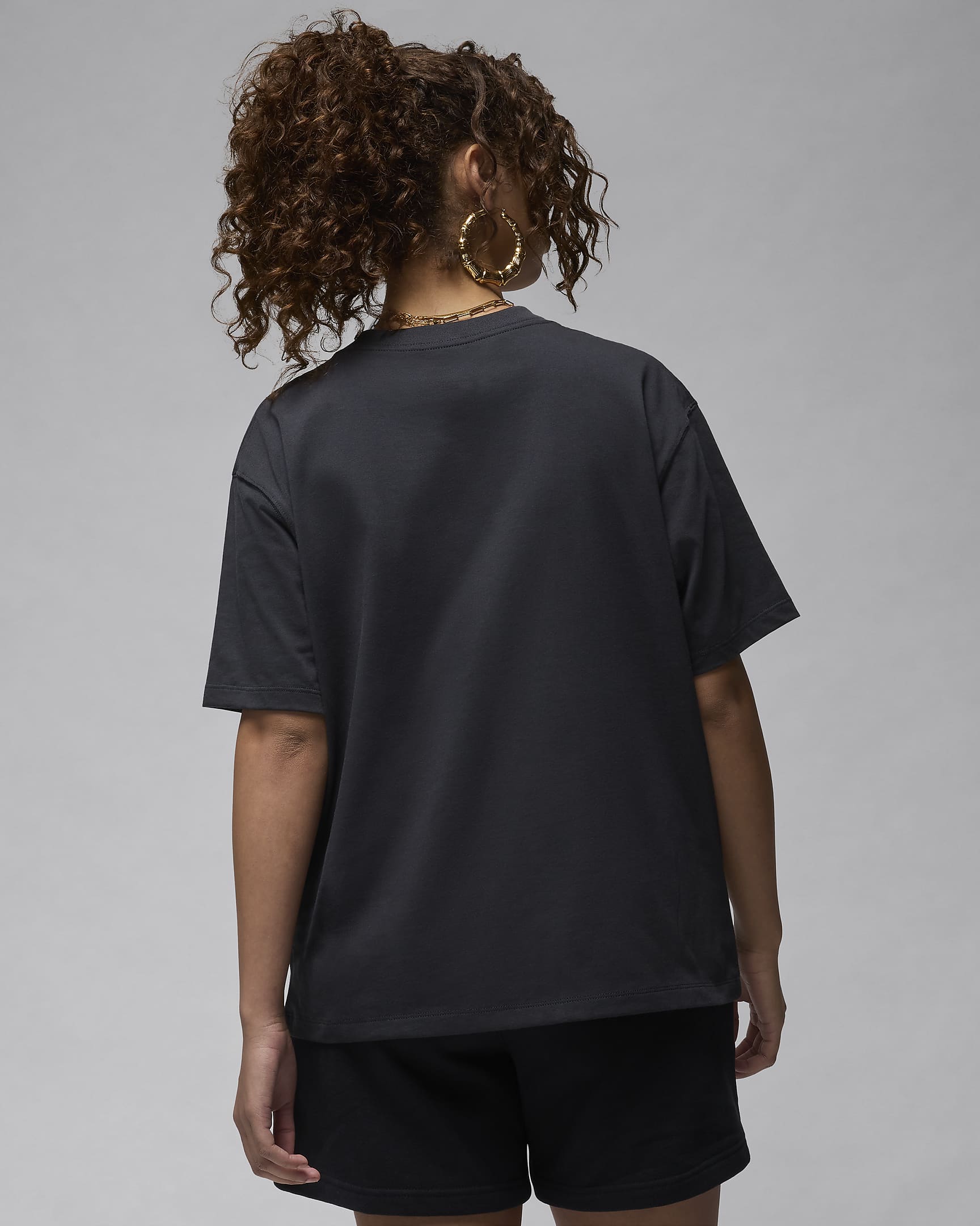 Jordan Women's Girlfriend T-Shirt - Off-Noir/Sail