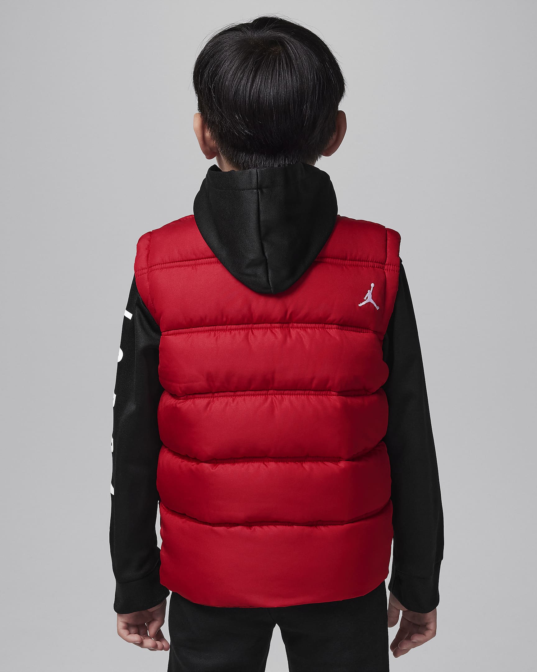 Jordan Little Kids' 2-Fer Jacket - Gym Red/Black