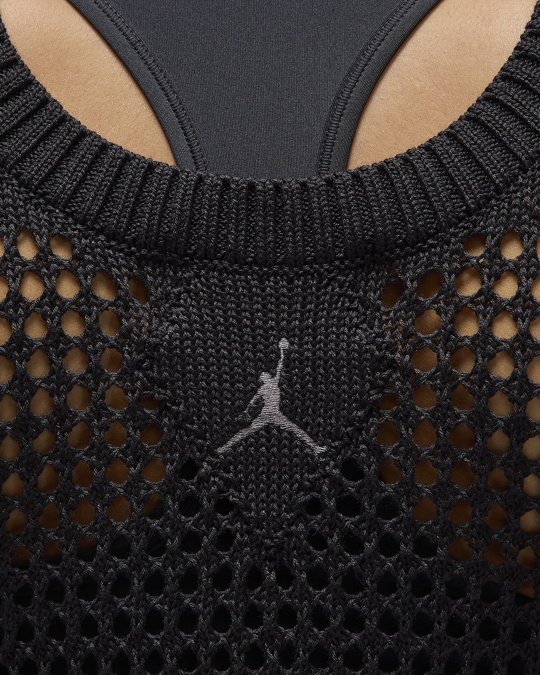 Vestido de malha Air Jordan para mulher - Off Noir