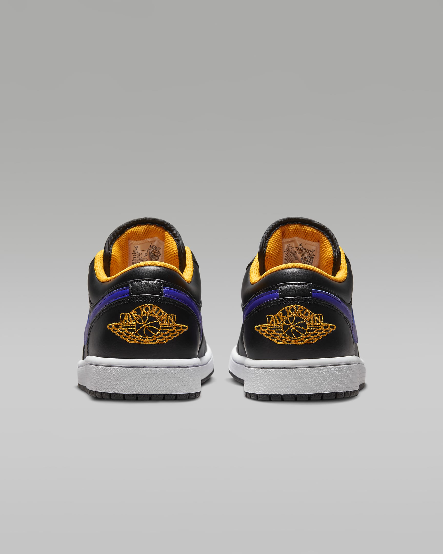 Air Jordan 1 Low Men's Shoes - Black/Taxi/Dark Concord