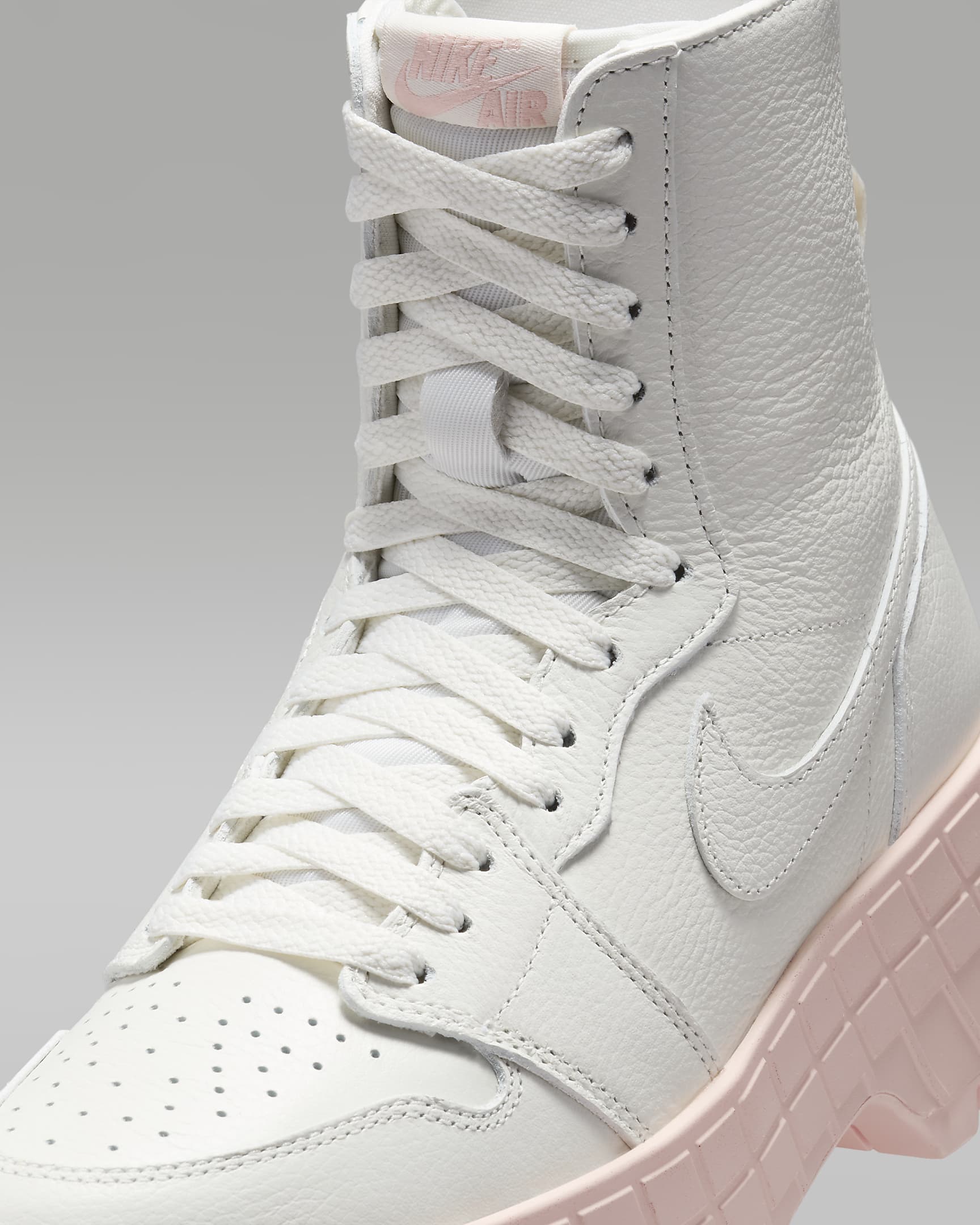 Botas Air Jordan 1 Brooklyn - Vela/Rosa leyenda/Vela