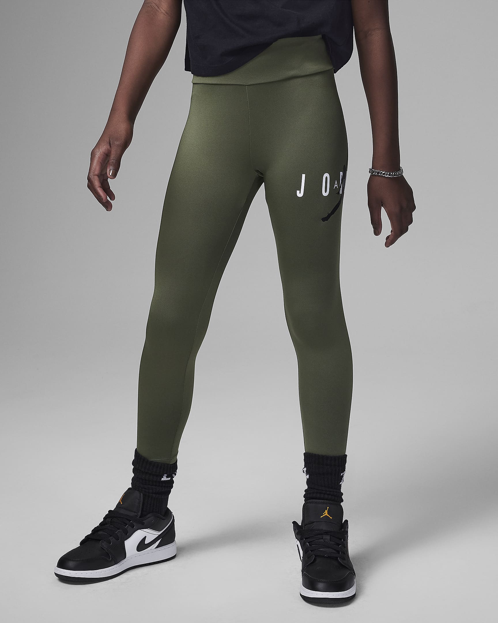 Leggings sustentáveis Jordan Jumpman Júnior - Sky J Light Olive