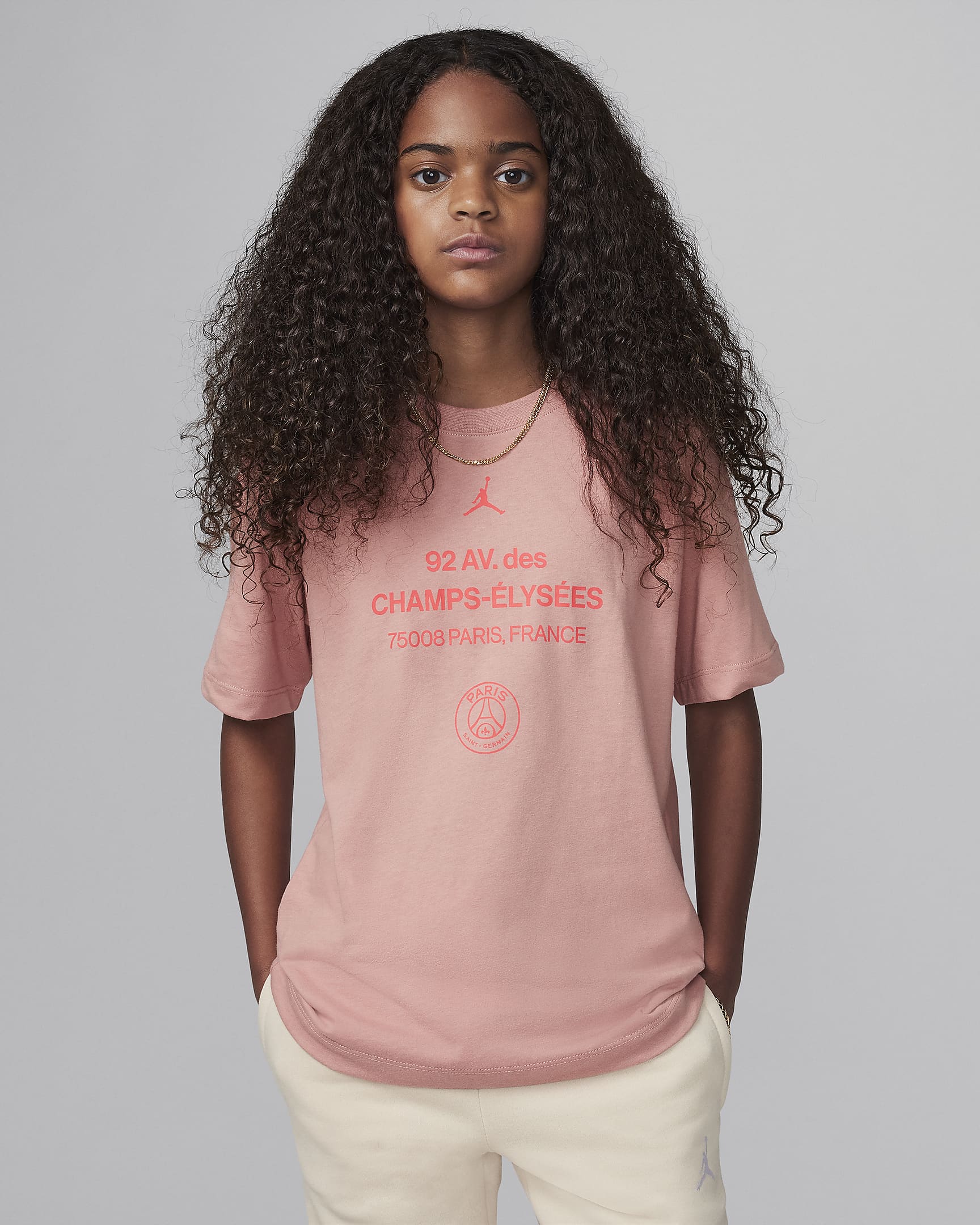 Jordan Camiseta '92 Champs - Niño/a - Rust Pink