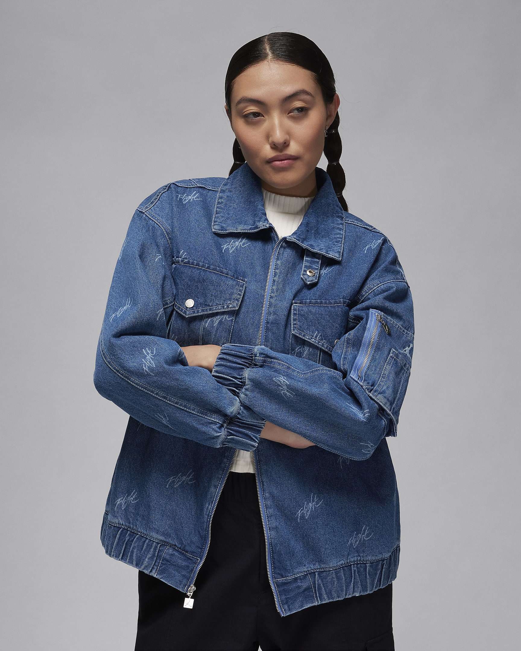 Jordan Renegade Women's Jacket - Stone Blue