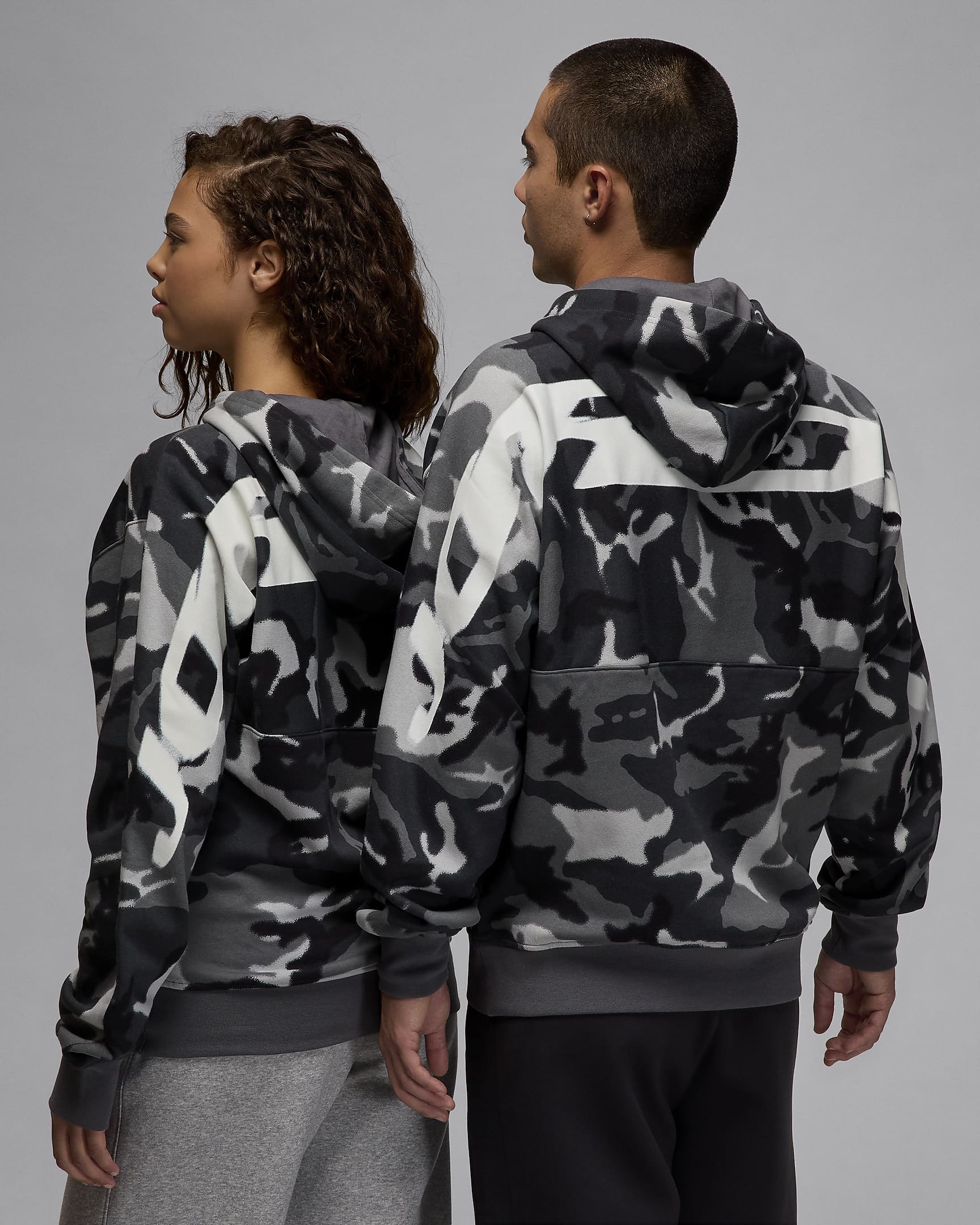 Jordan MVP Camo-Hoodie (Herren) - Schwarz/Sail/Sail