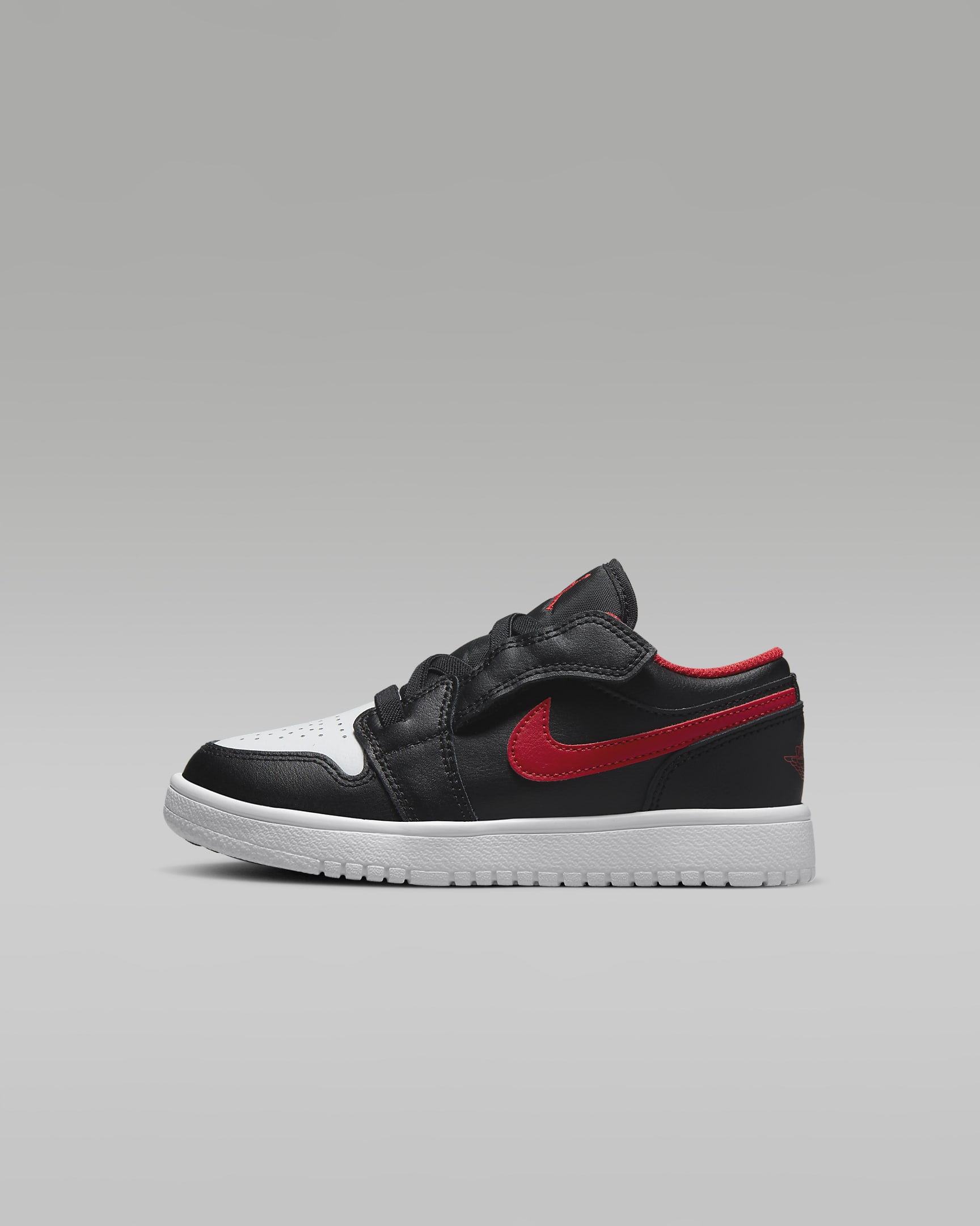 Jordan 1 Low Alt Younger Kids' Shoe - Black/White/Fire Red