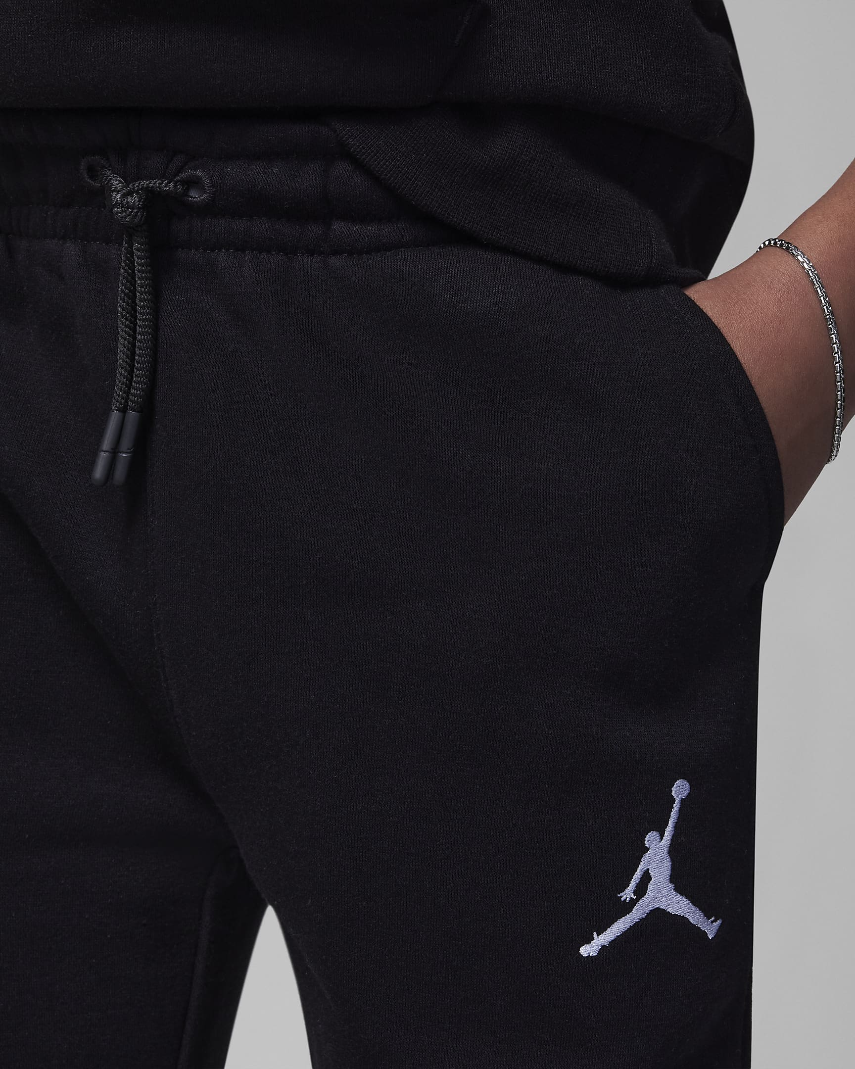 Spodnie dla dużych dzieci Jordan MJ Essentials Pants - Czerń